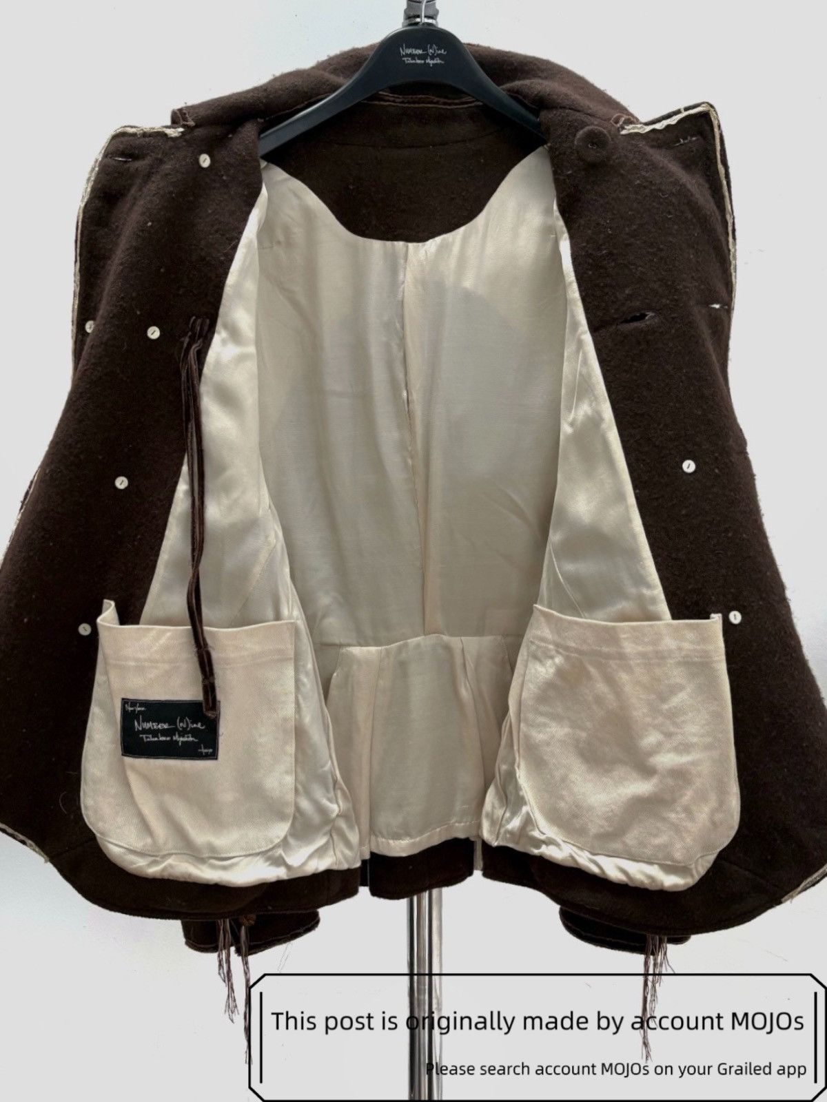 Number (N)ine Sz 2 Number Nine 09AW A Closed Feeling Napoleon Jacket mojos Size US M / EU 48-50 / 2 - 4 Thumbnail