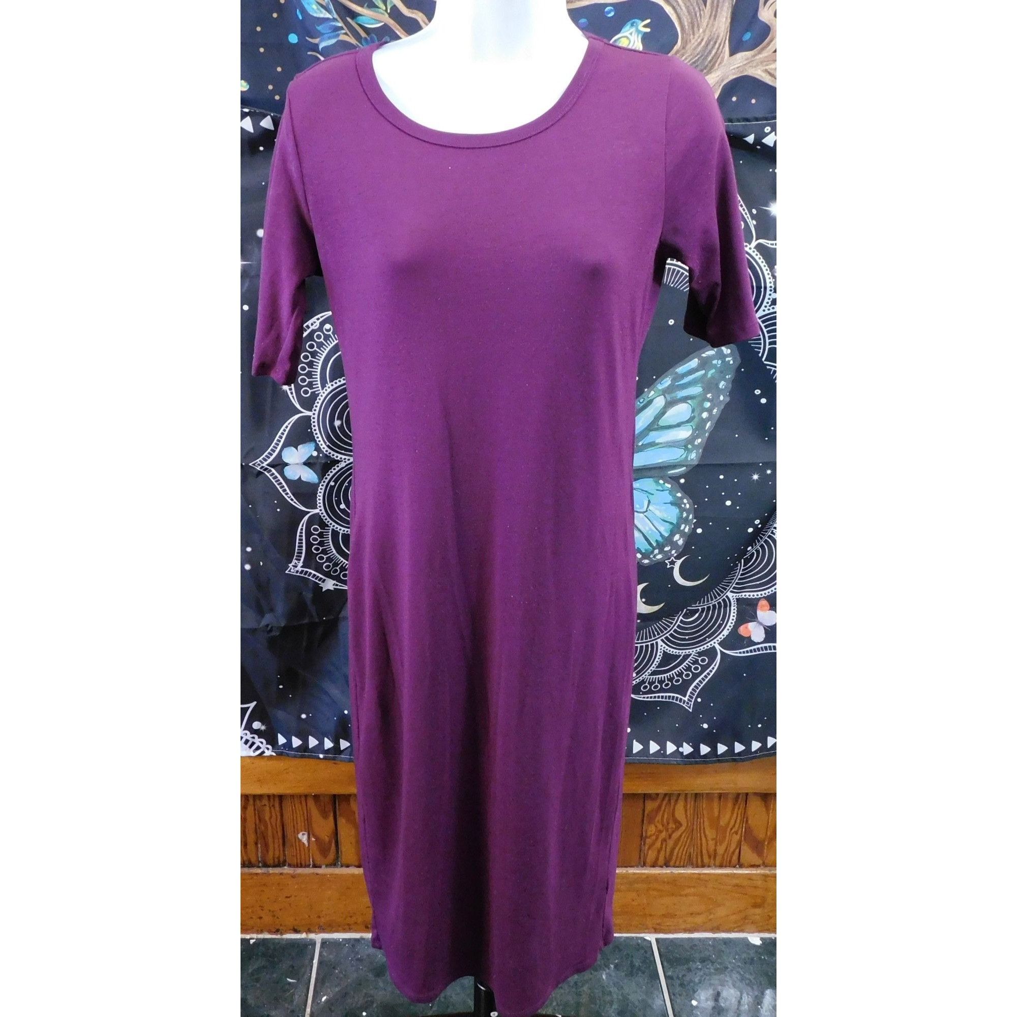 Other LuLaRoe Purple Midi Length Casual Dress Size XS / US 0-2 / IT 36-38 - 1 Thumbnail