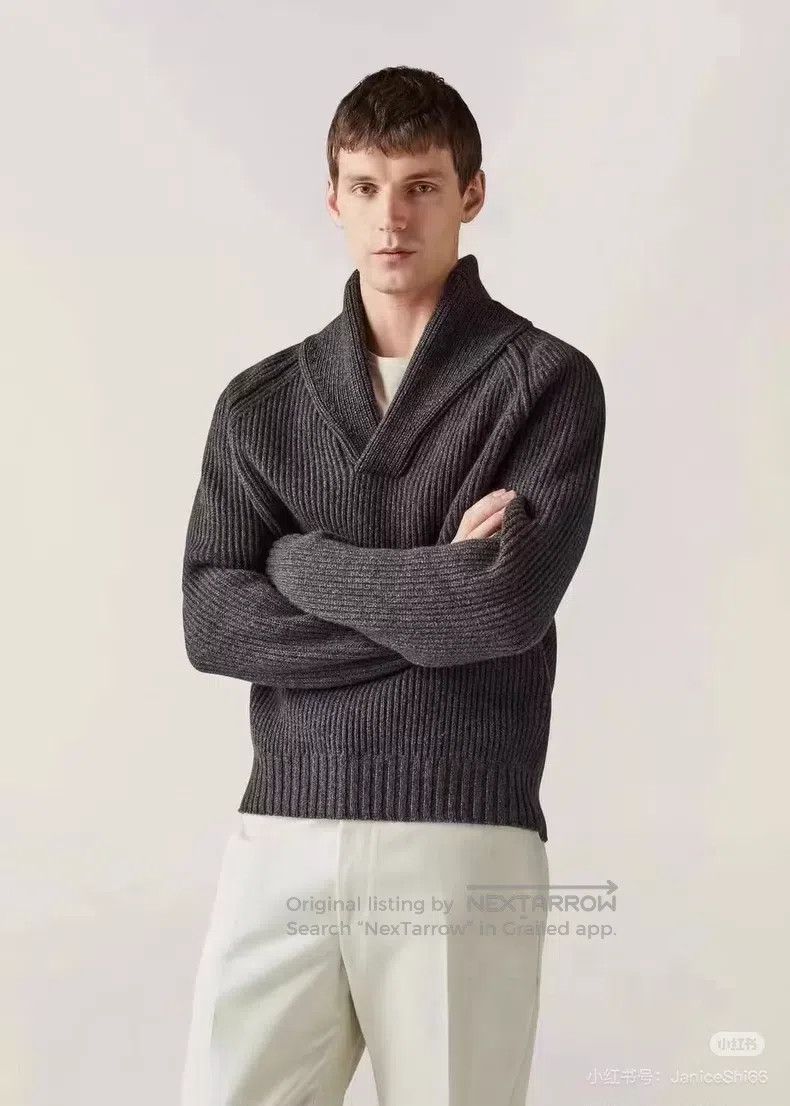 Loro Piana Loro Piana Heavyweight 100% Pure Cashmere Knit Sweater, Kn Size US M / EU 48-50 / 2 - 3 Thumbnail
