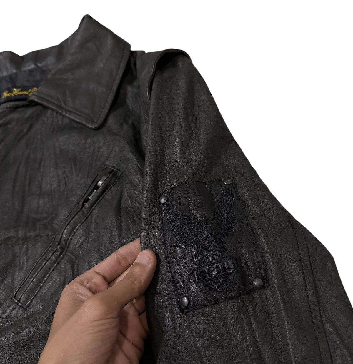 If Six Was Nine Vtg Small Parts Undercover Inspired Pigskin Leather Jacket Size US S / EU 44-46 / 1 - 10 Thumbnail