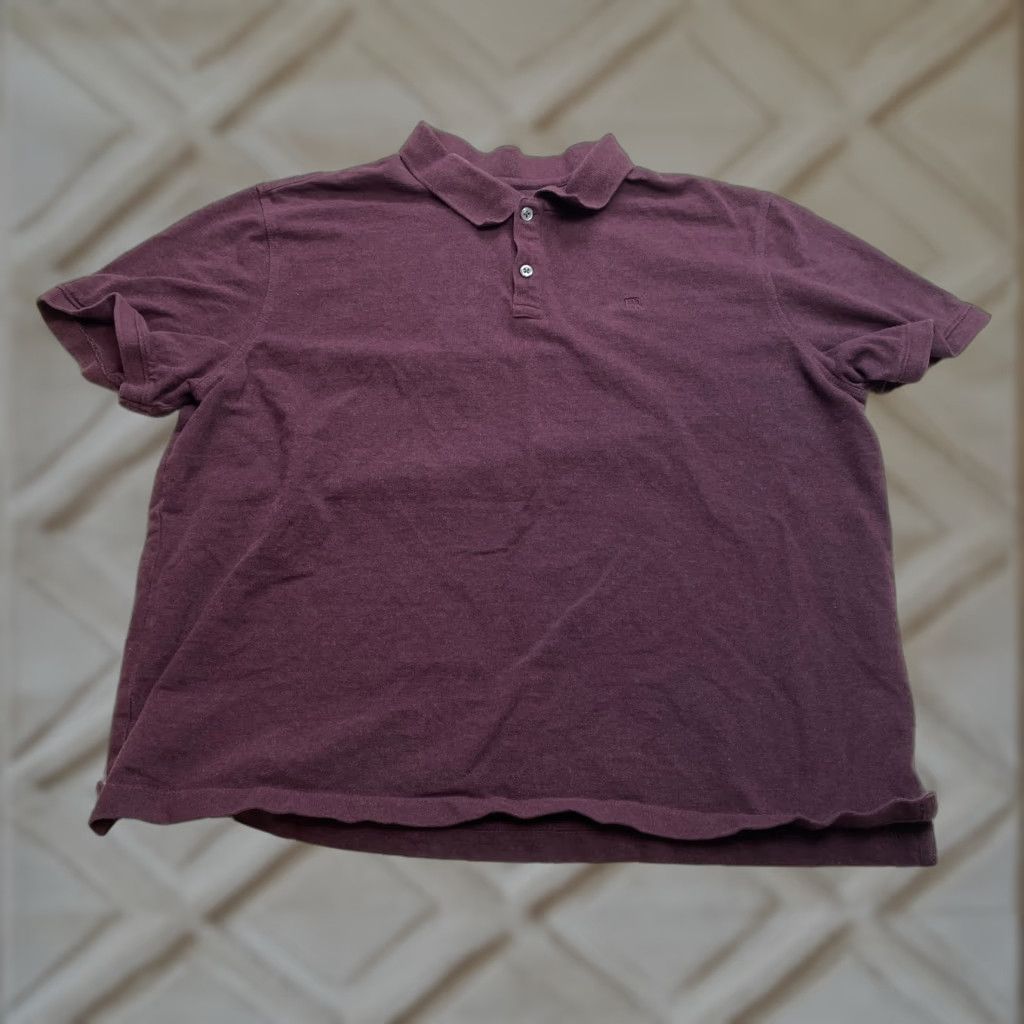 Banana Republic VINTAGE Banana Republic Polo Shirt Mens 2XL Burgundy Red Golf Monogram Shirt Size US XXL / EU 58 / 5 - 1 Thumbnail
