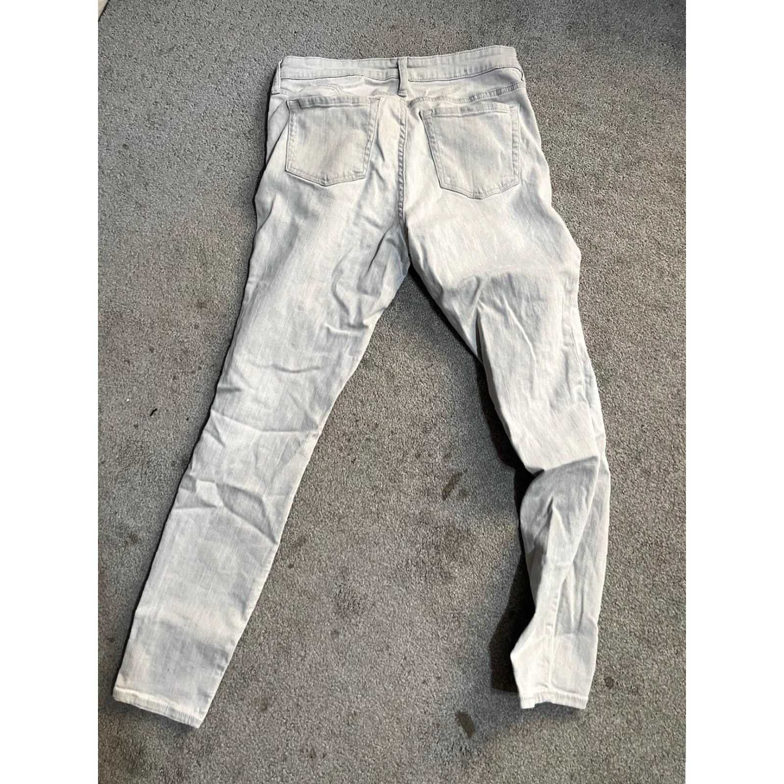 Gap GAP 1969 Legging Jeans Cotton/Spandex Gray Size 6 28in Inseam 27in Denim Skinny Women's Regular Mid Rise - Pre-owned Size 28" / US 6 / IT 42 - 3 Thumbnail