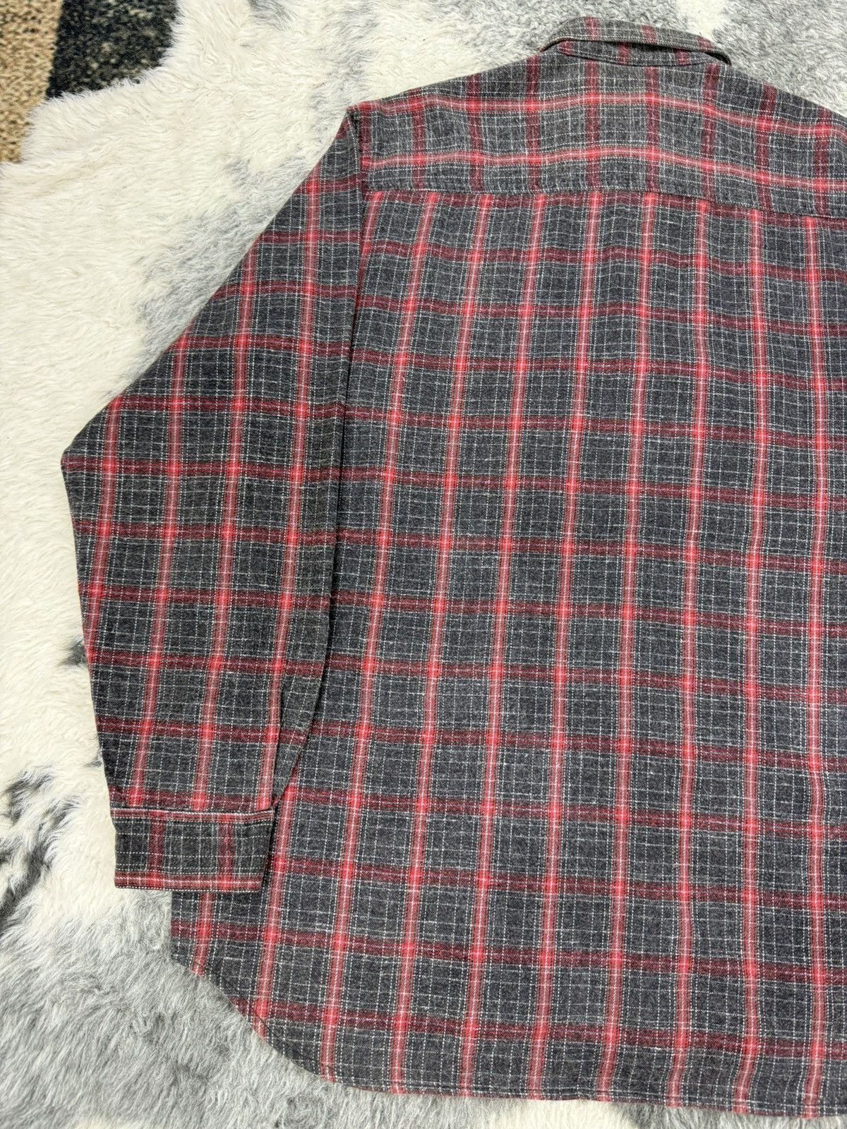 Marithe + Francois Girbaud Vintage MFG Shadow Plaid Tartan Rare Pockets Baggy Flannel Size US XL / EU 56 / 4 - 21 Thumbnail