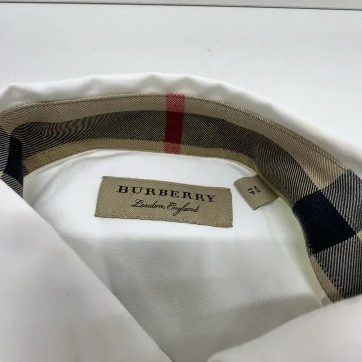 Burberry Burberry Burberry White Logo Embroidered Casual Shirt-2507 Size US XS / EU 42 / 0 - 5 Thumbnail