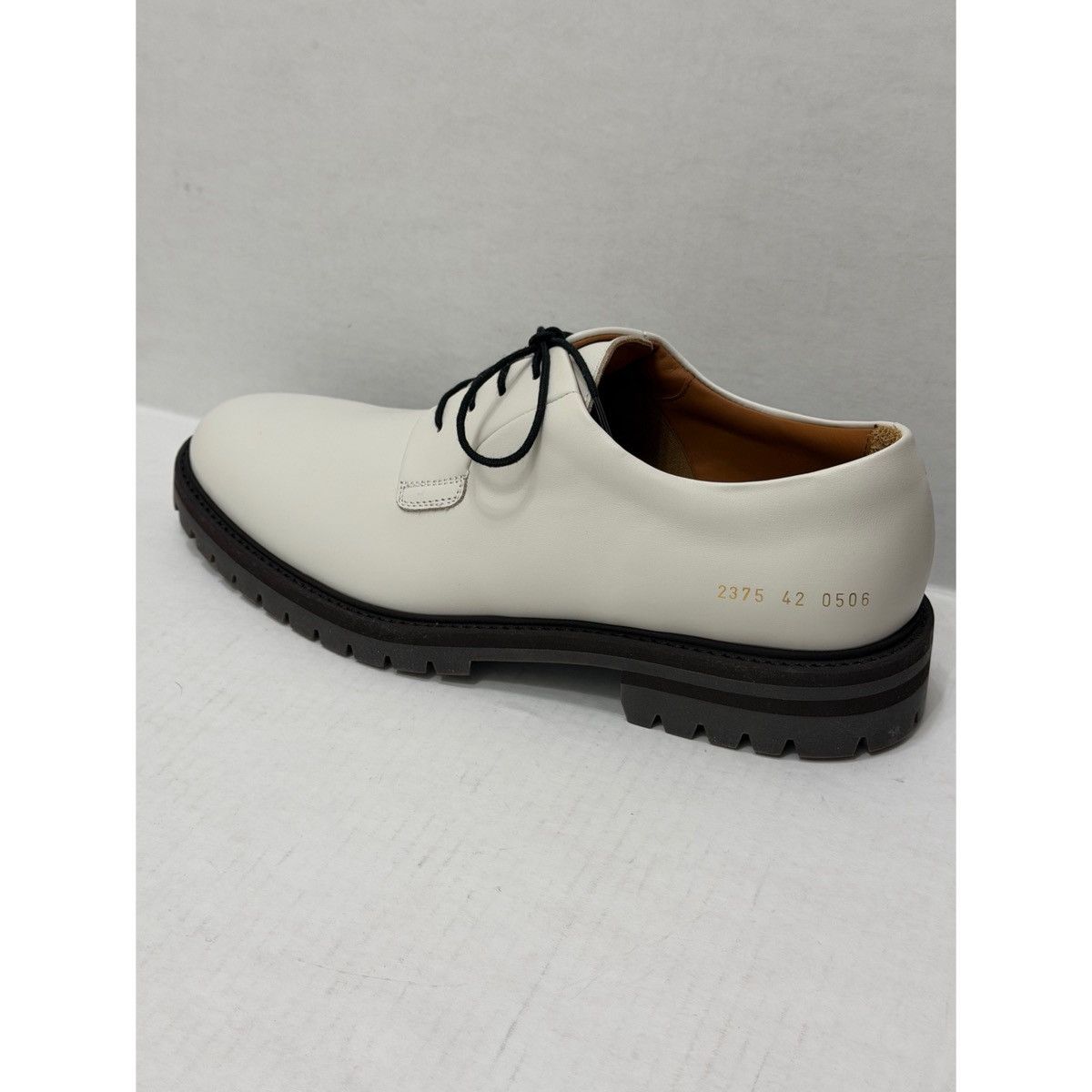 Common Projects COMMON PROJECTS WHITE DERBY SHOES Size US 9 / EU 42 - 3 Thumbnail