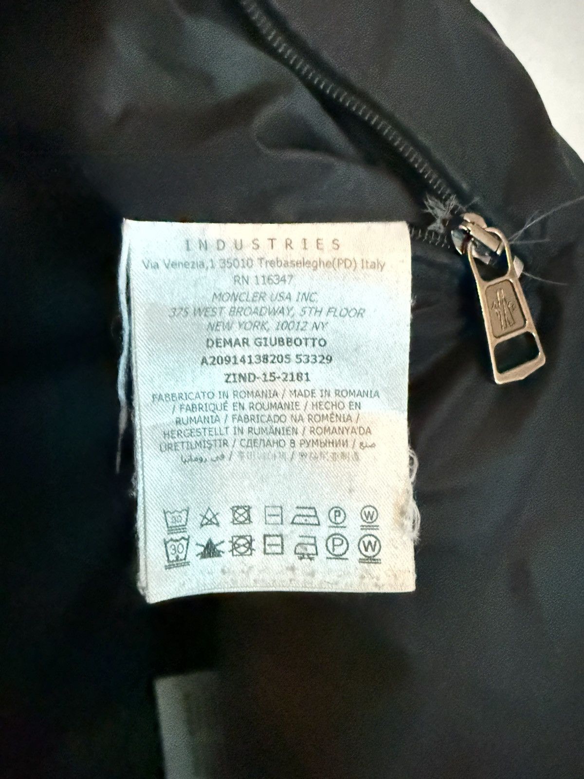Moncler Moncler Demar Giubbotto Puffer Jacket Size US XL / EU 56 / 4 - 7 Thumbnail