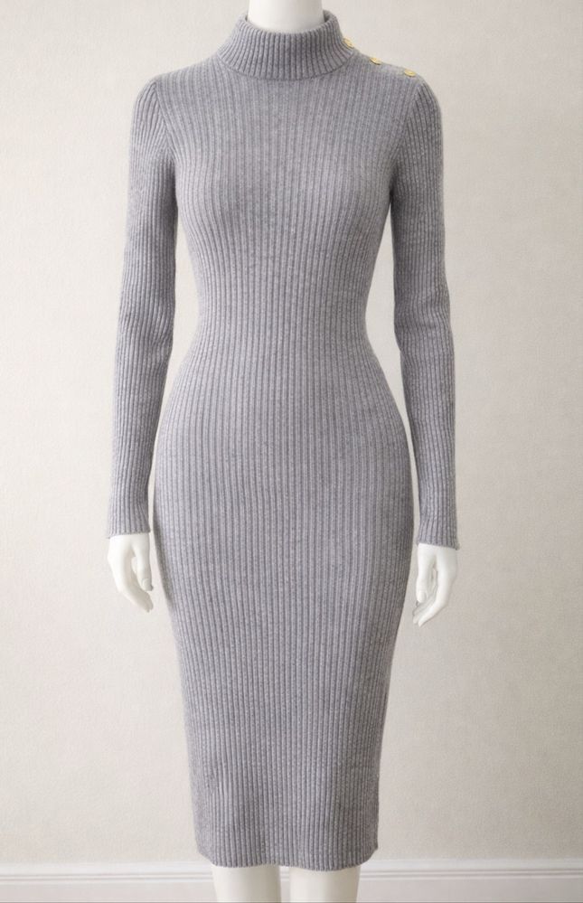 Balmain Balmain Paris Wool Dress Size XS / US 0-2 / IT 36-38 - 1 Thumbnail