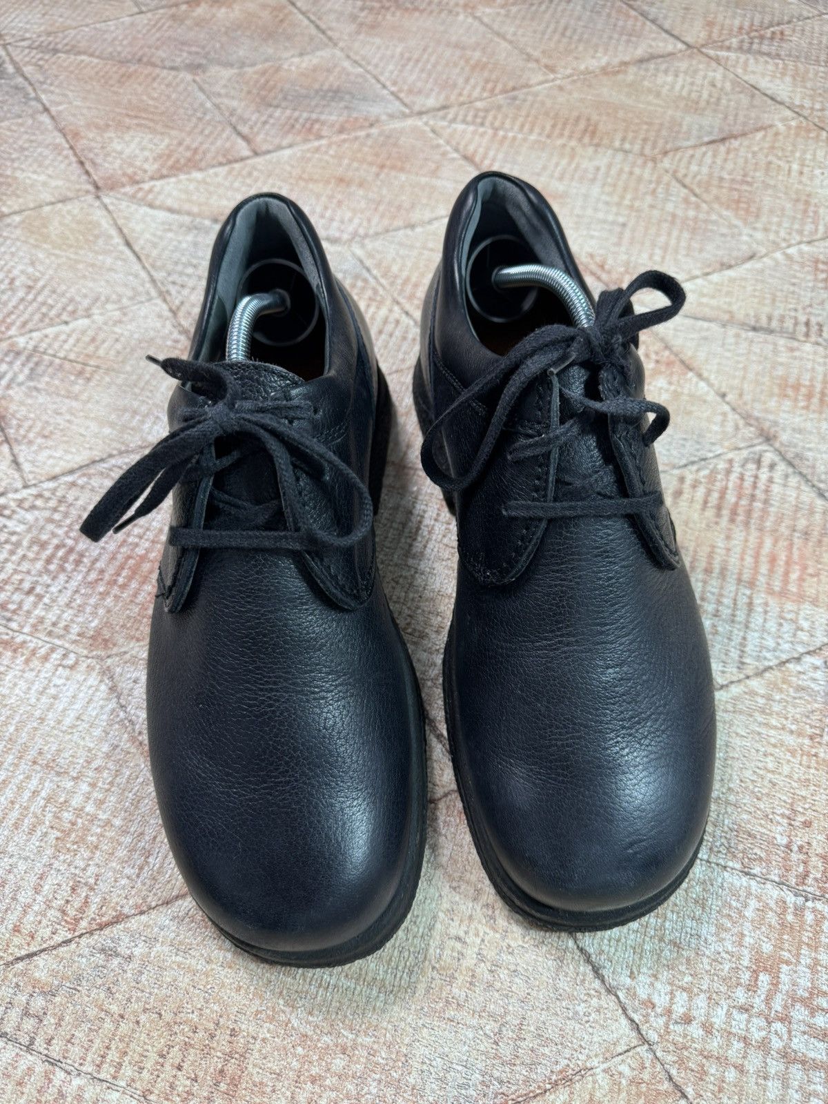 Genuine Leather × Mephisto Mephisto Leather Derby Black Shoes High Quality Casual Hype Size US 7 / EU 40 - 4 Thumbnail