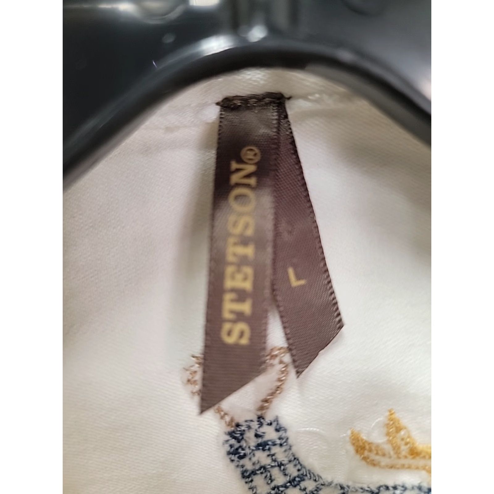Stetson Stetson Womens Shirt Western Snap Pockets Cotton Size L White Size L / US 10 / IT 46 - 3 Thumbnail