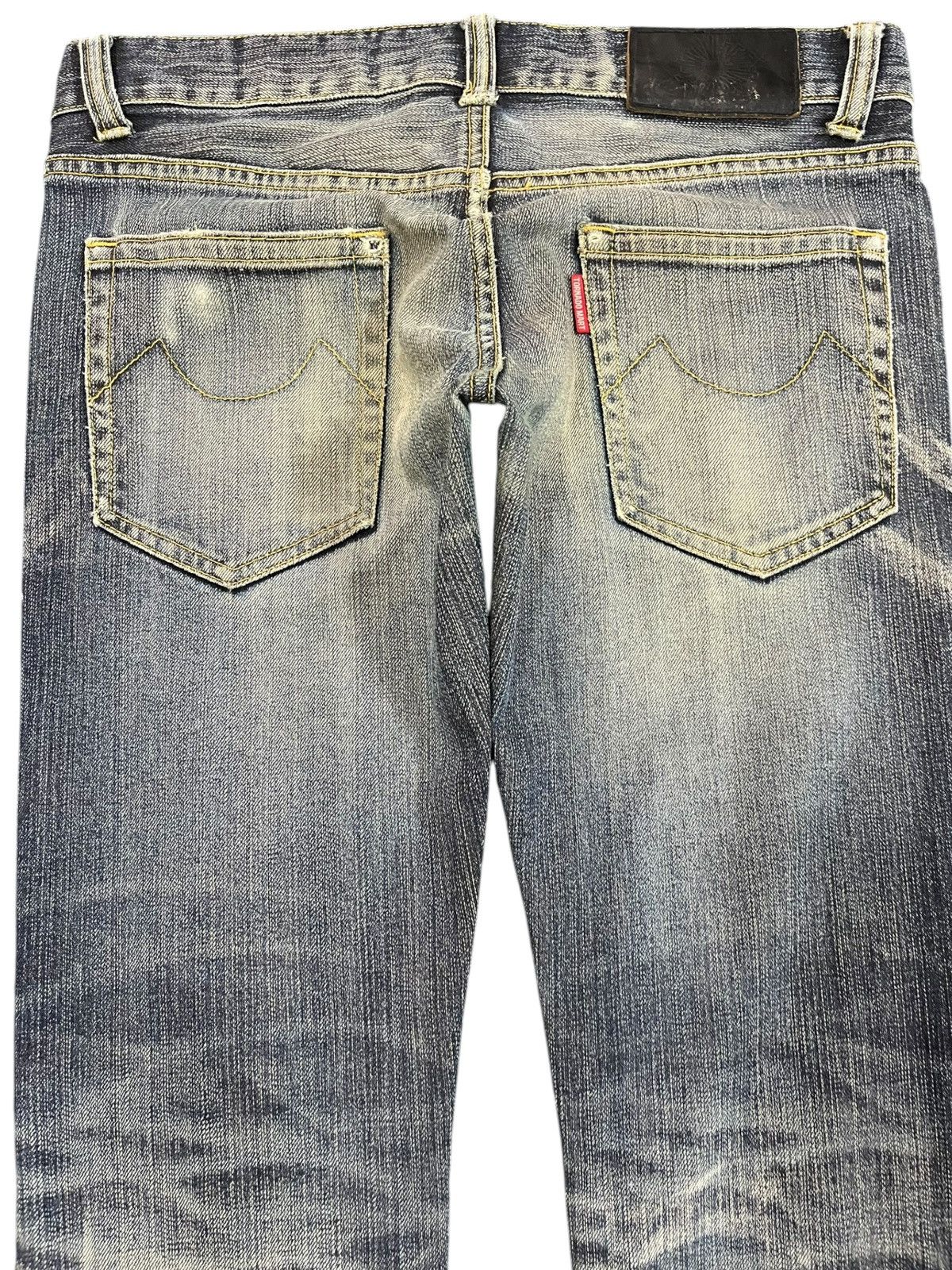 Tornado Mart Vintage Tornado Mart Aero Flare Faded Distressed Denim Size US 30 / EU 46 - 6 Thumbnail