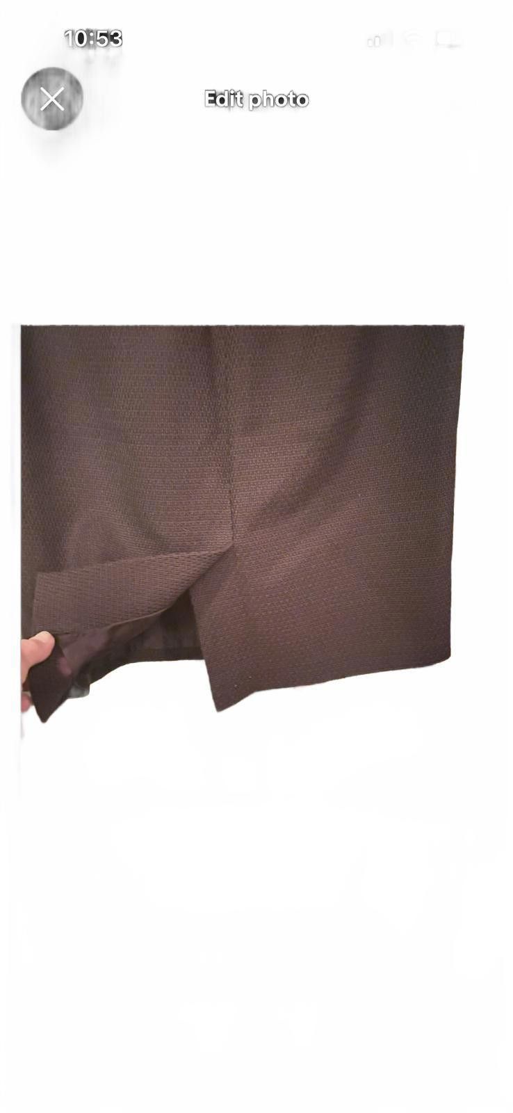 Ann Taylor Ann Taylor Wool Blend Knee Length, Straight Pencil Skirt Size 26" / US 2 / IT 38 - 4 Thumbnail