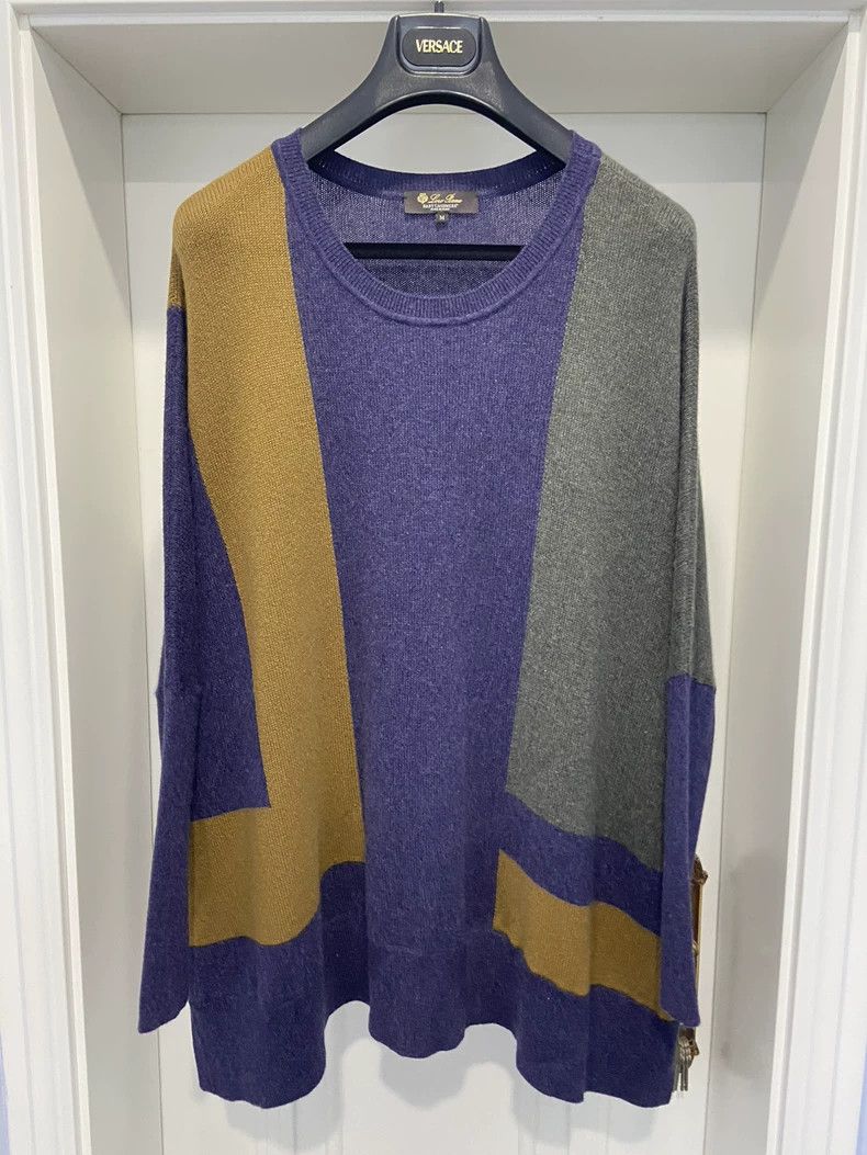 Loro Piana LORO PIANA Baby cashmere sweater shawl sweater Size M / US 6-8 / IT 42-44 - 3 Thumbnail