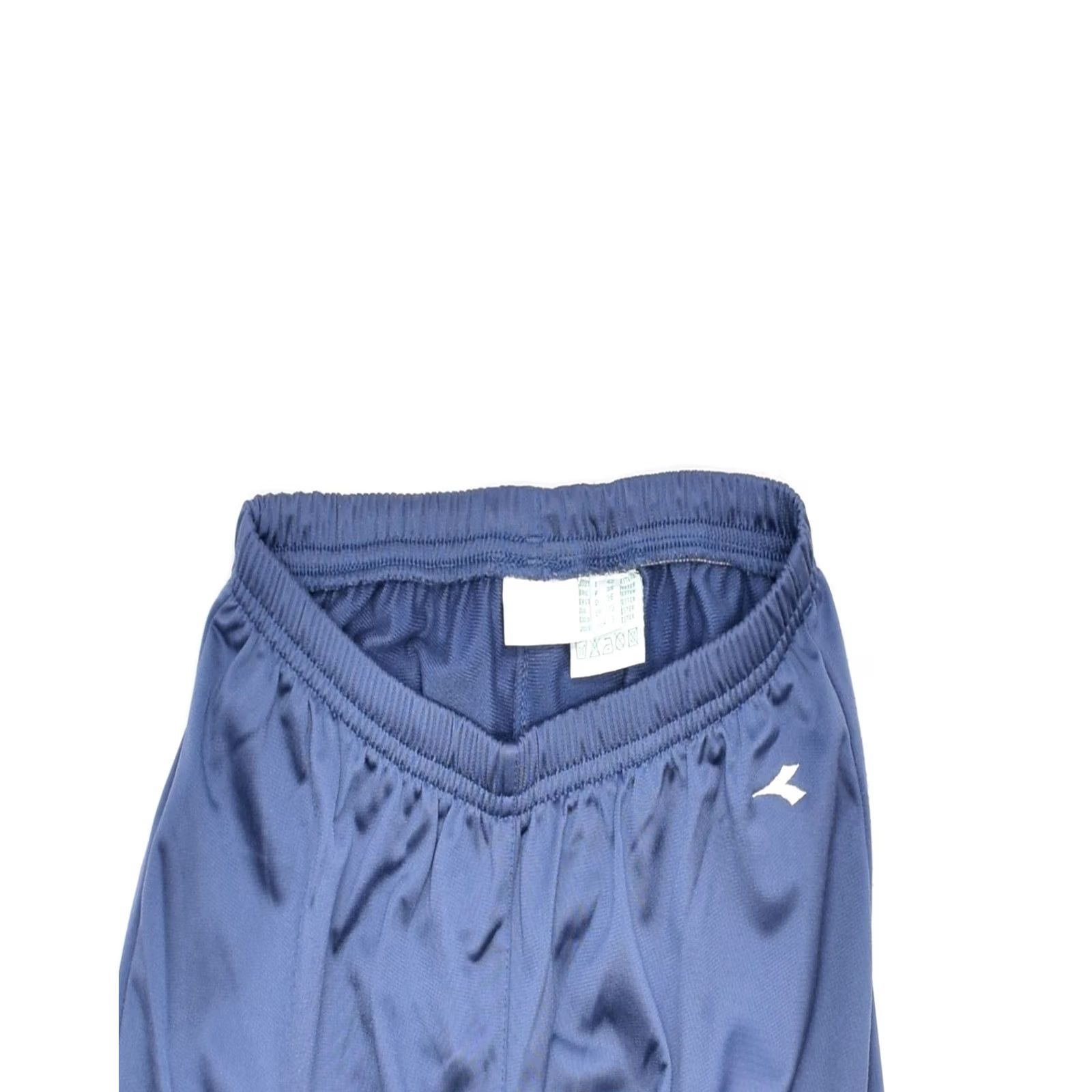Diadora VINTAGE DIADORA Womens Tracksuit Trousers UK 10 Small Blue Polyester IX02 Size 28" / US 6 / IT 42 - 3 Thumbnail
