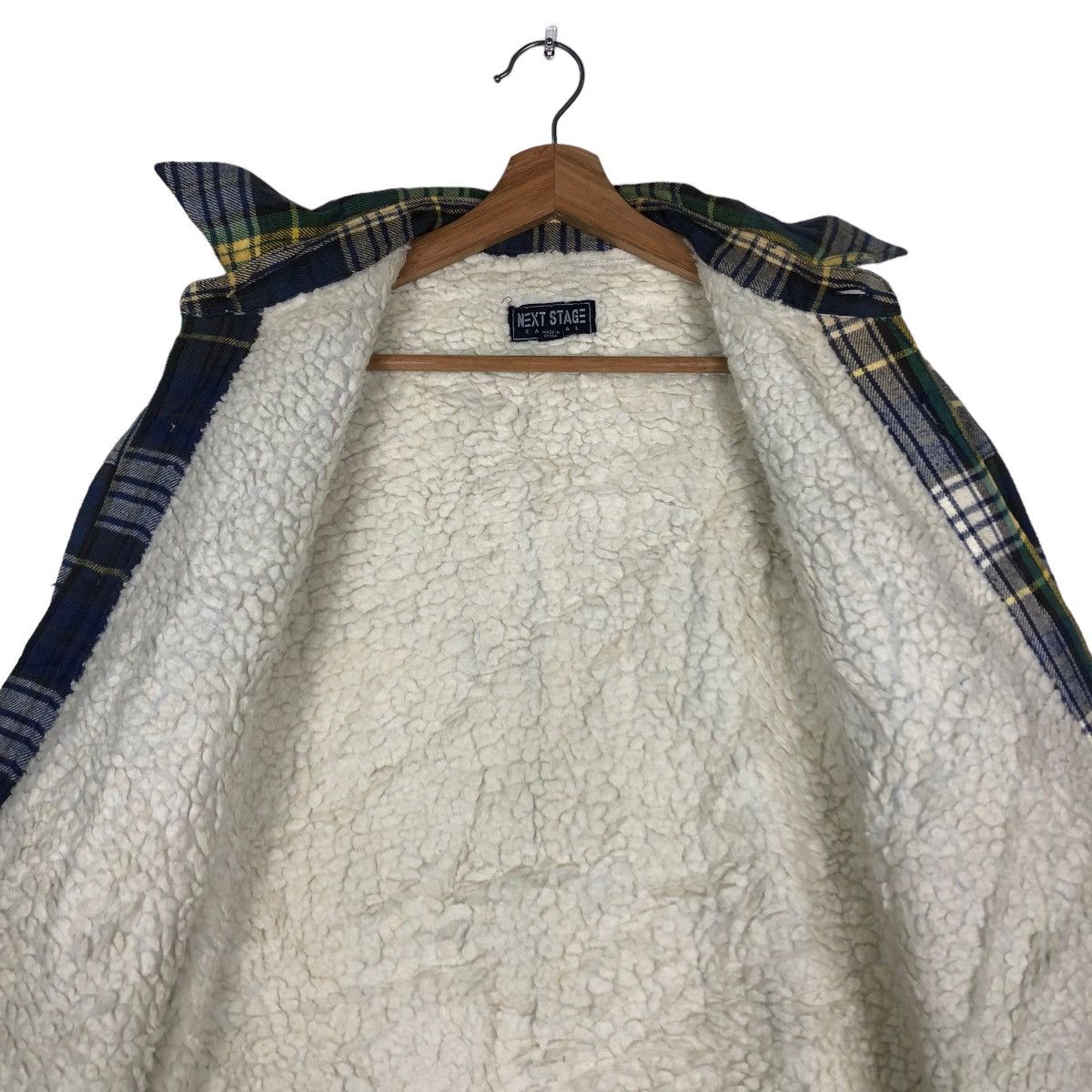 Flannel 🔥Vtg Flannel Jacket Chore Next Stage Tartan Design Japan Size US L / EU 52-54 / 3 - 14 Thumbnail