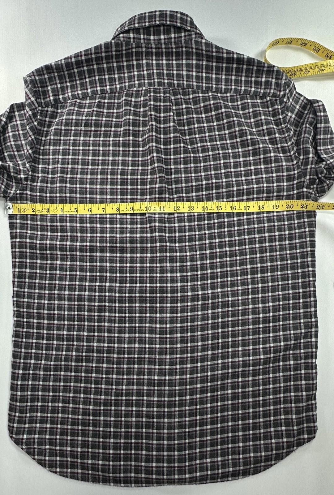 J.Crew J Crew 100% Cotton Plaid Oxford Button Up Red/Gray Mens M Size US M / EU 48-50 / 2 - 4 Thumbnail