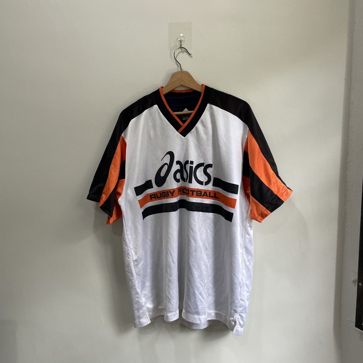 Asics Vintage Rugby Home Asics Size US L / EU 52-54 / 3 - 1 Thumbnail