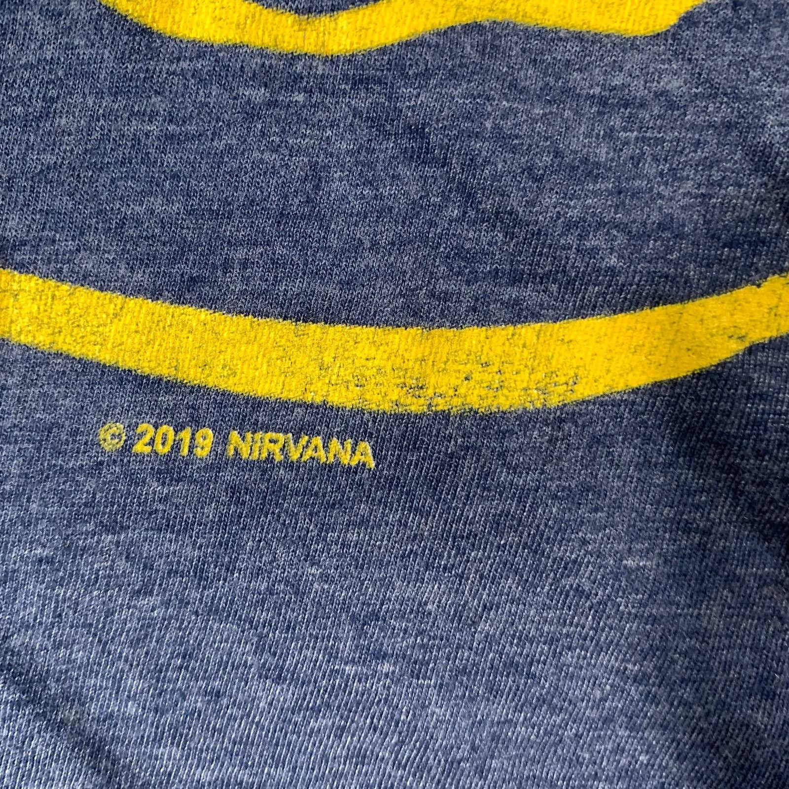 Nirvana NIRVANA Shirt Women Medium Blue Casual Size M / US 6-8 / IT 42-44 - 8 Thumbnail