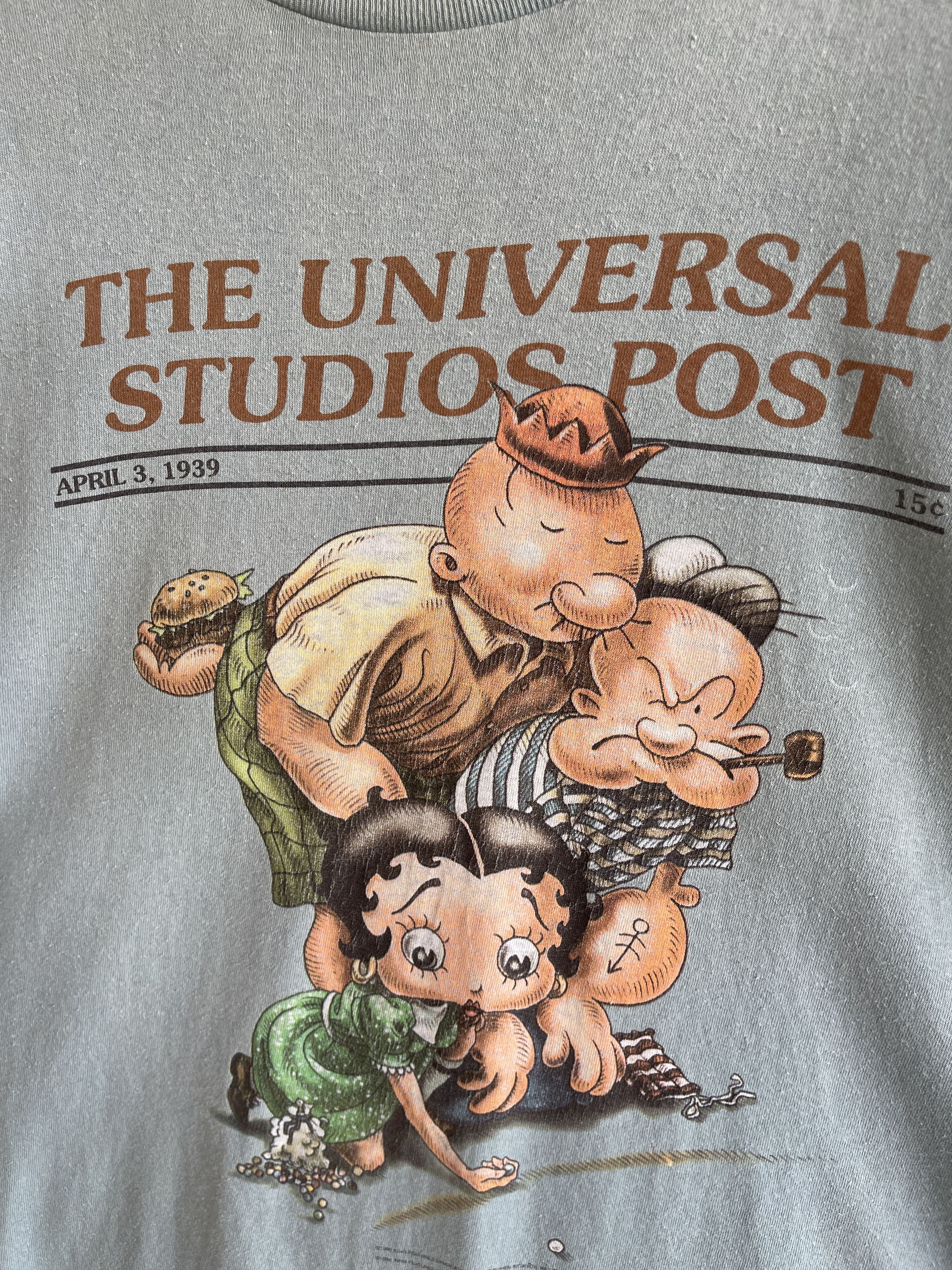 Cartoon Network Vintage90s‼️Universal Studios Popeye & Olive Betty Boop Wimpy Size US XXL / EU 58 / 5 - 15 Thumbnail