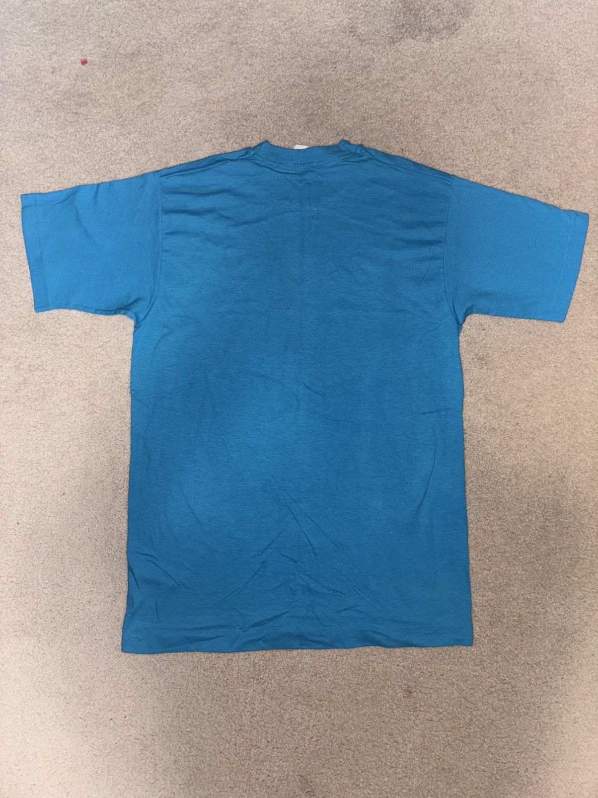 Fruit Of The Loom × Vintage Vintage 1995 Native American Indian T Shirt Size M Blue Size US M / EU 48-50 / 2 - 4 Thumbnail