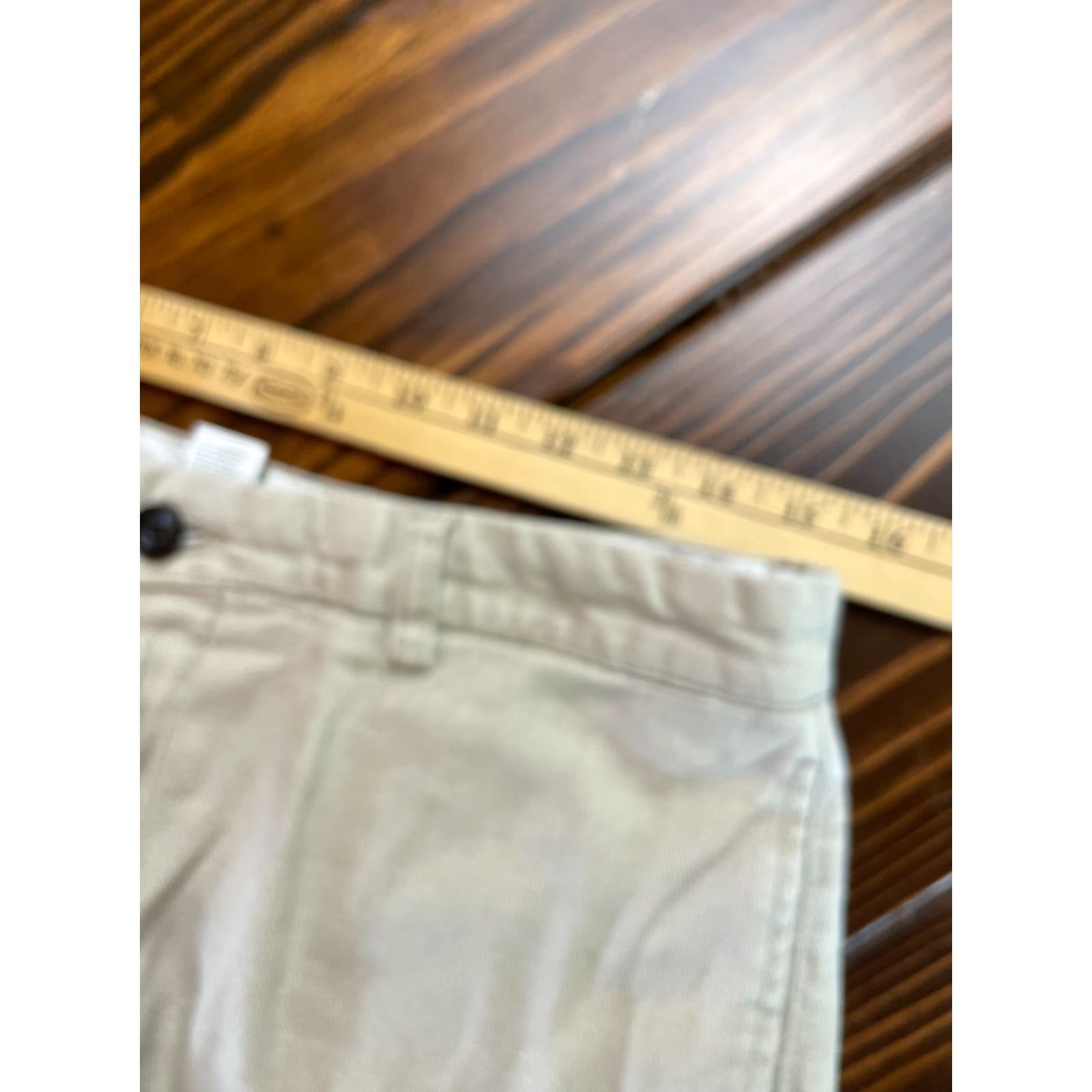 Chaps Chaps Shorts, Men's Size 32, Denim, Black, Pockets, Flat Front, Regular Fit, Casual Size US 32 / EU 48 - 4 Thumbnail