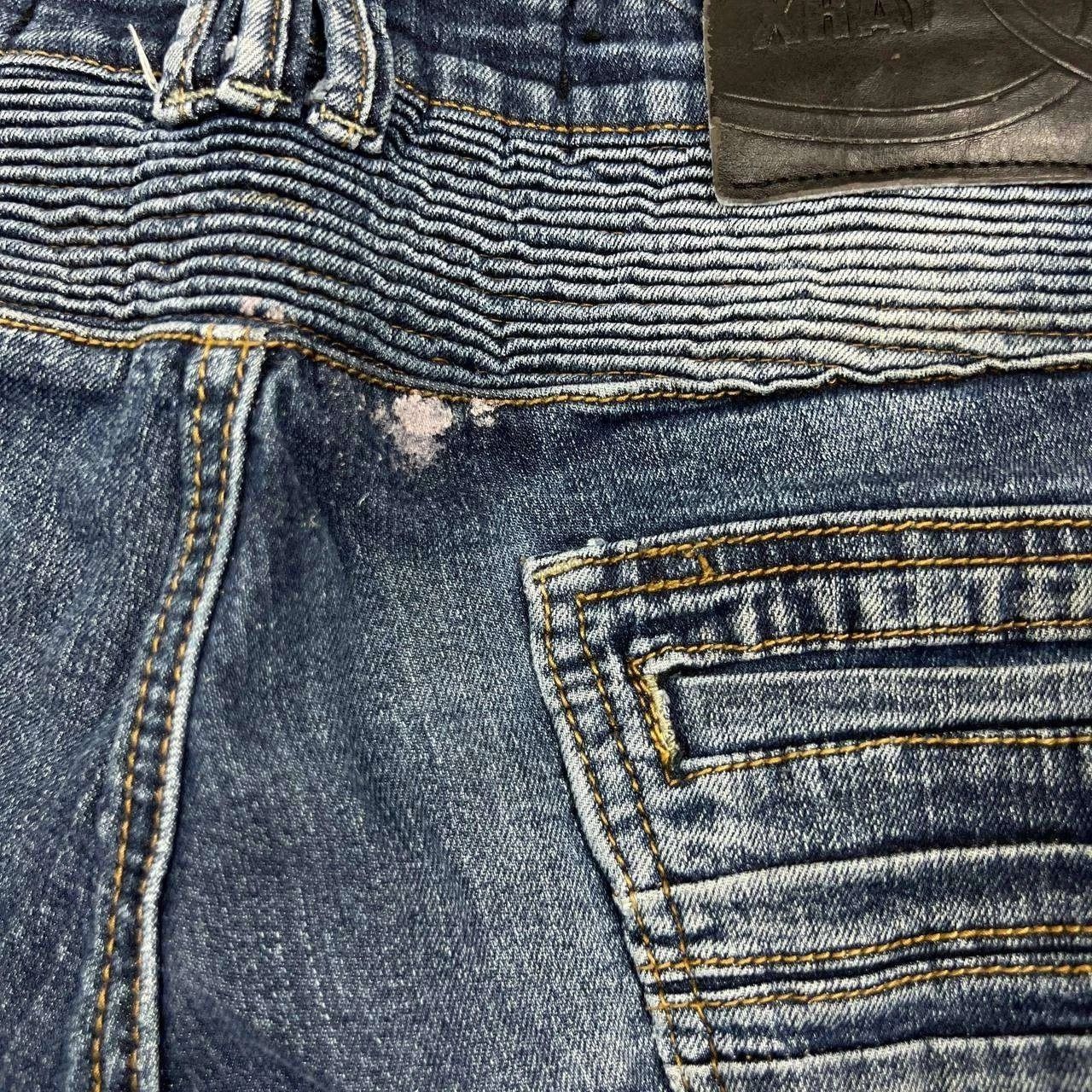 Other XRAY Jeans Mens Moto Biker Denim 32 Distressed Bleach Spots Size US 32 / EU 48 - 7 Thumbnail