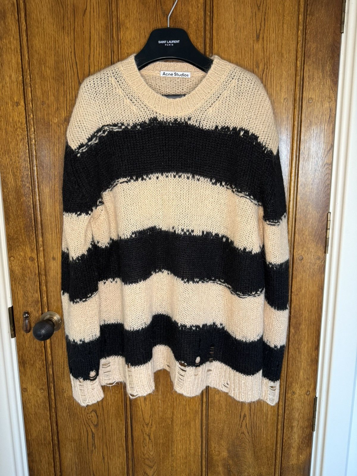 Acne Studios Acne Studios mohair knit sweater distressed grail Size US L / EU 52-54 / 3 - 1 Thumbnail