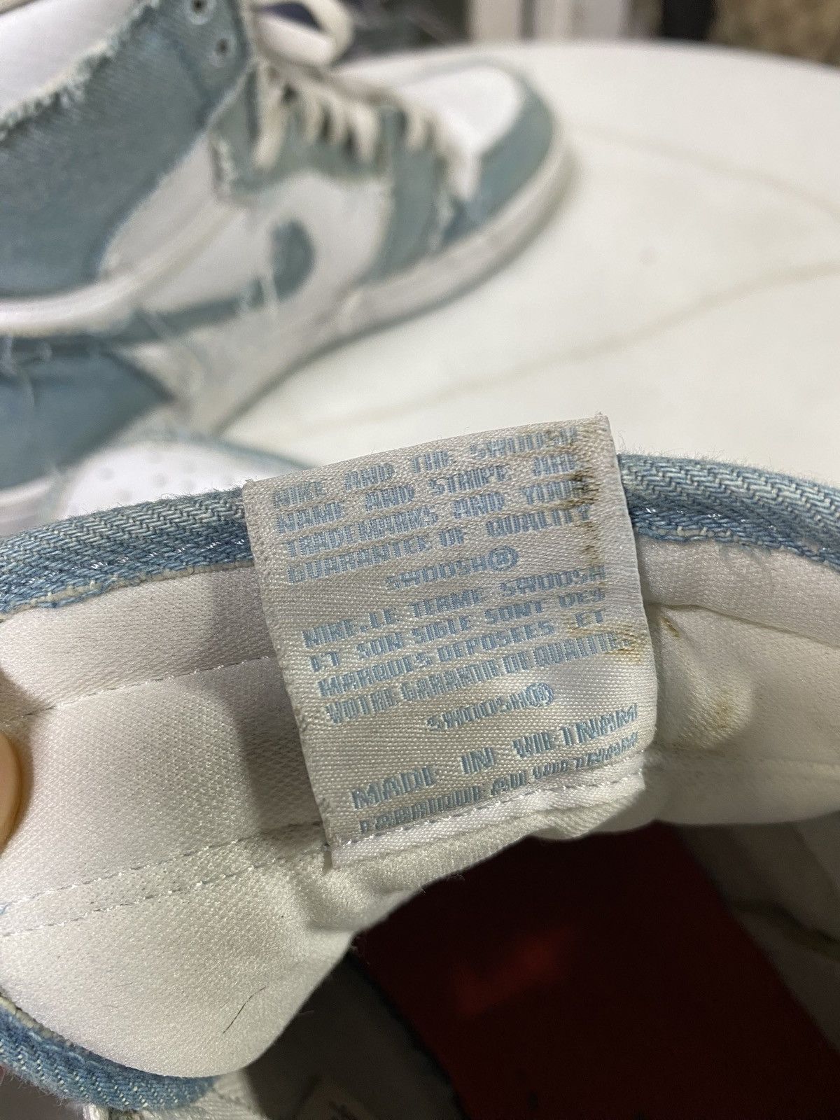 Jordan Brand Jordan 1 Retro High OG Denim Sneakers Size 10 Size US 10 / EU 43 - 9 Thumbnail