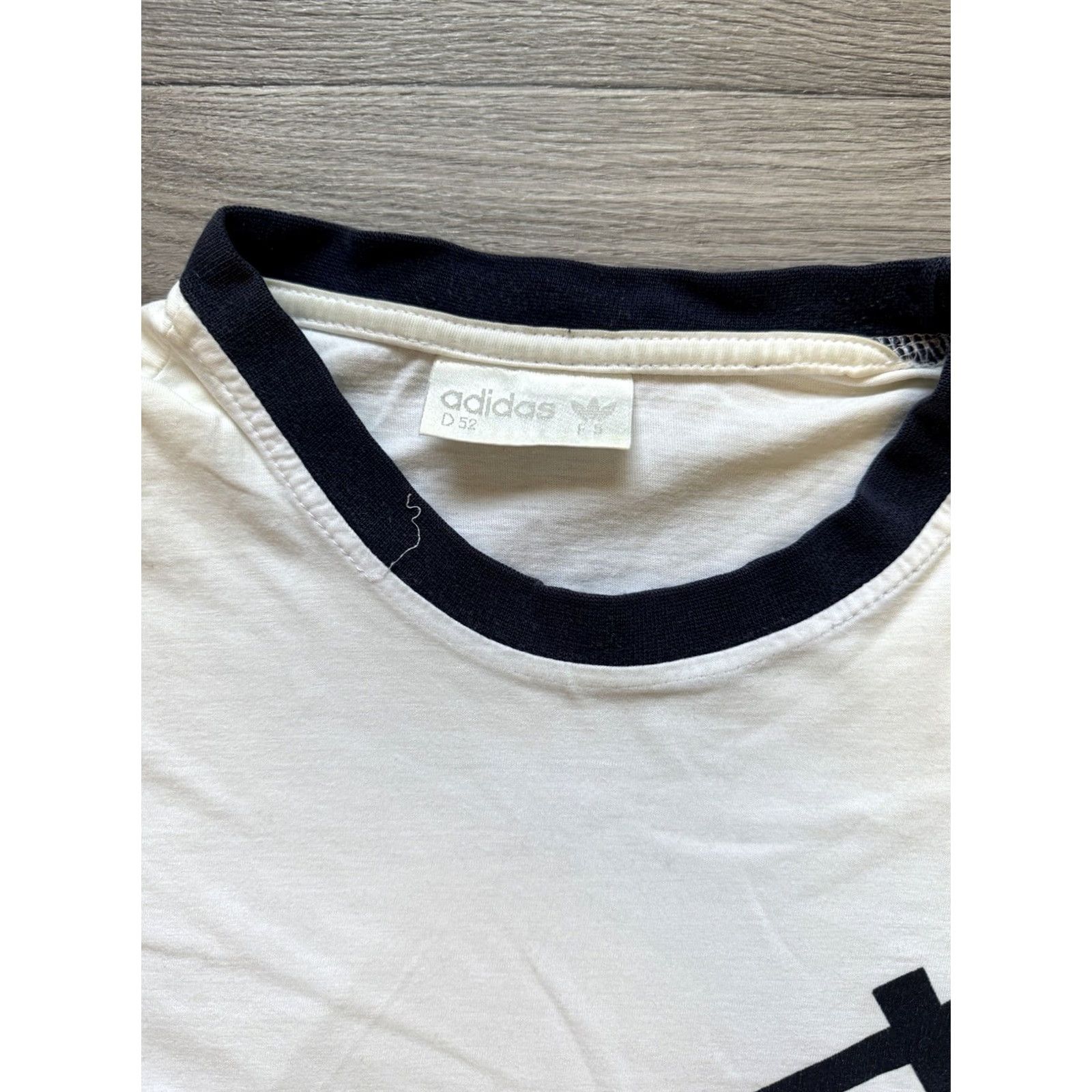 Adidas VINTAGE Stefan Edberg Adidas Tennis Shirt L 90s Men White Cotton T-Shirt Size US L / EU 52-54 / 3 - 4 Thumbnail