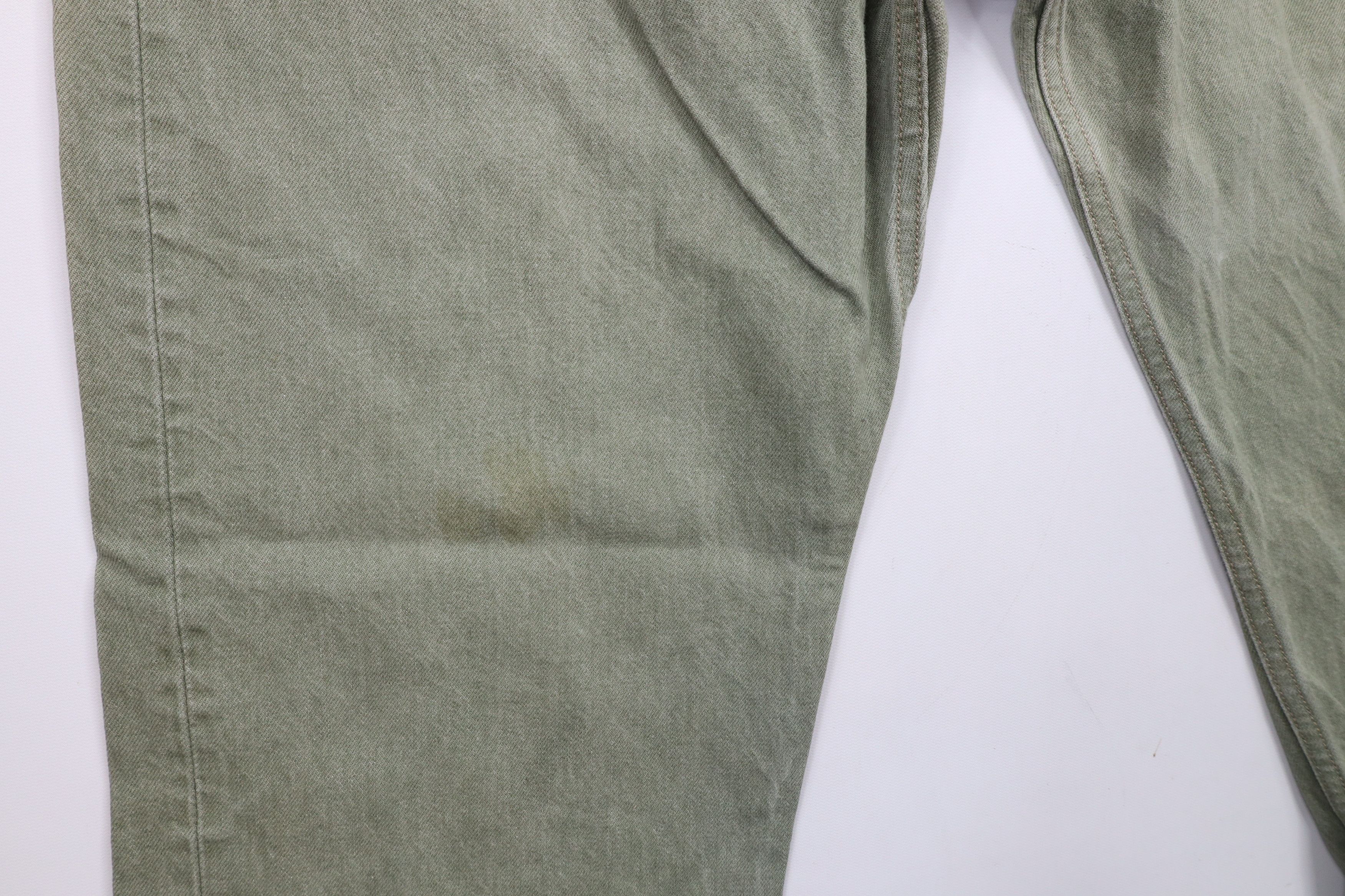 Levi's × Vintage Vintage Y2K Levis 501xx Original Fit Button Fly Jeans Green Size US 44 / EU 60 - 5 Thumbnail