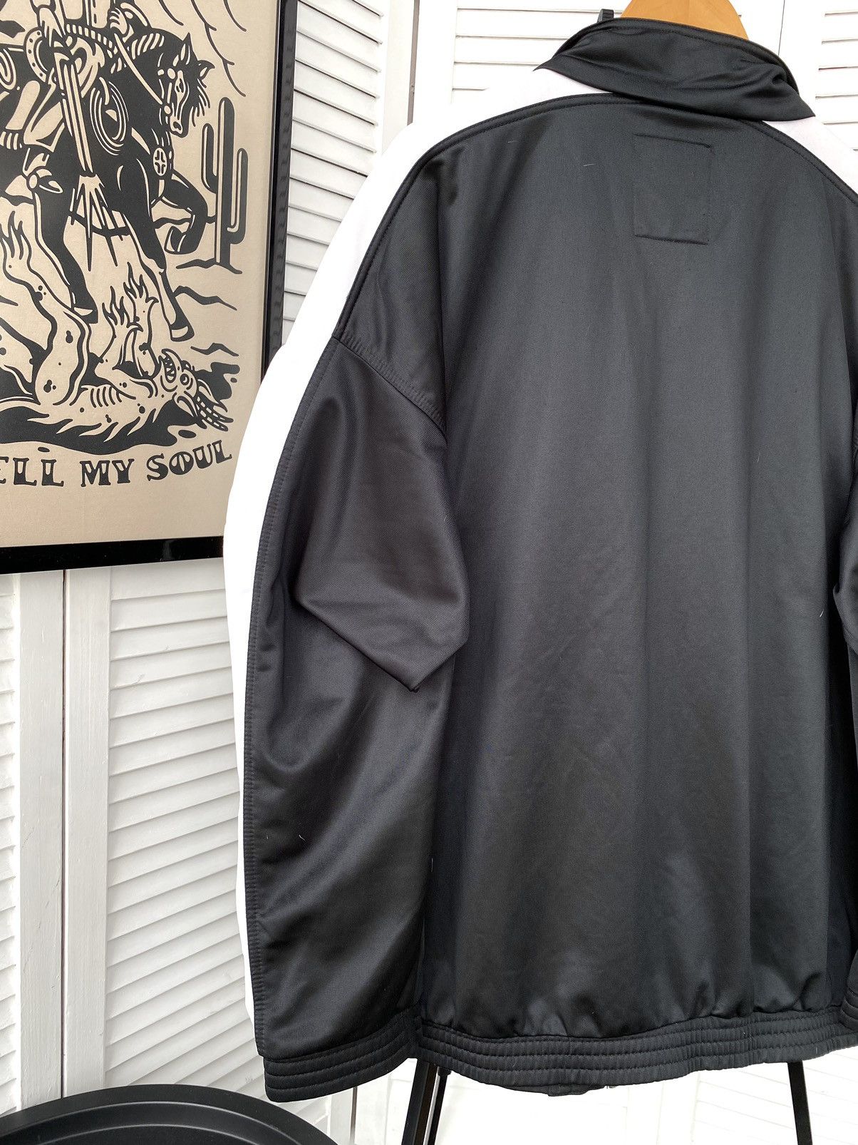 Puma × Vintage Vintage Puma Striped Track Retro Jacket Black Size US XL / EU 56 / 4 - 6 Thumbnail