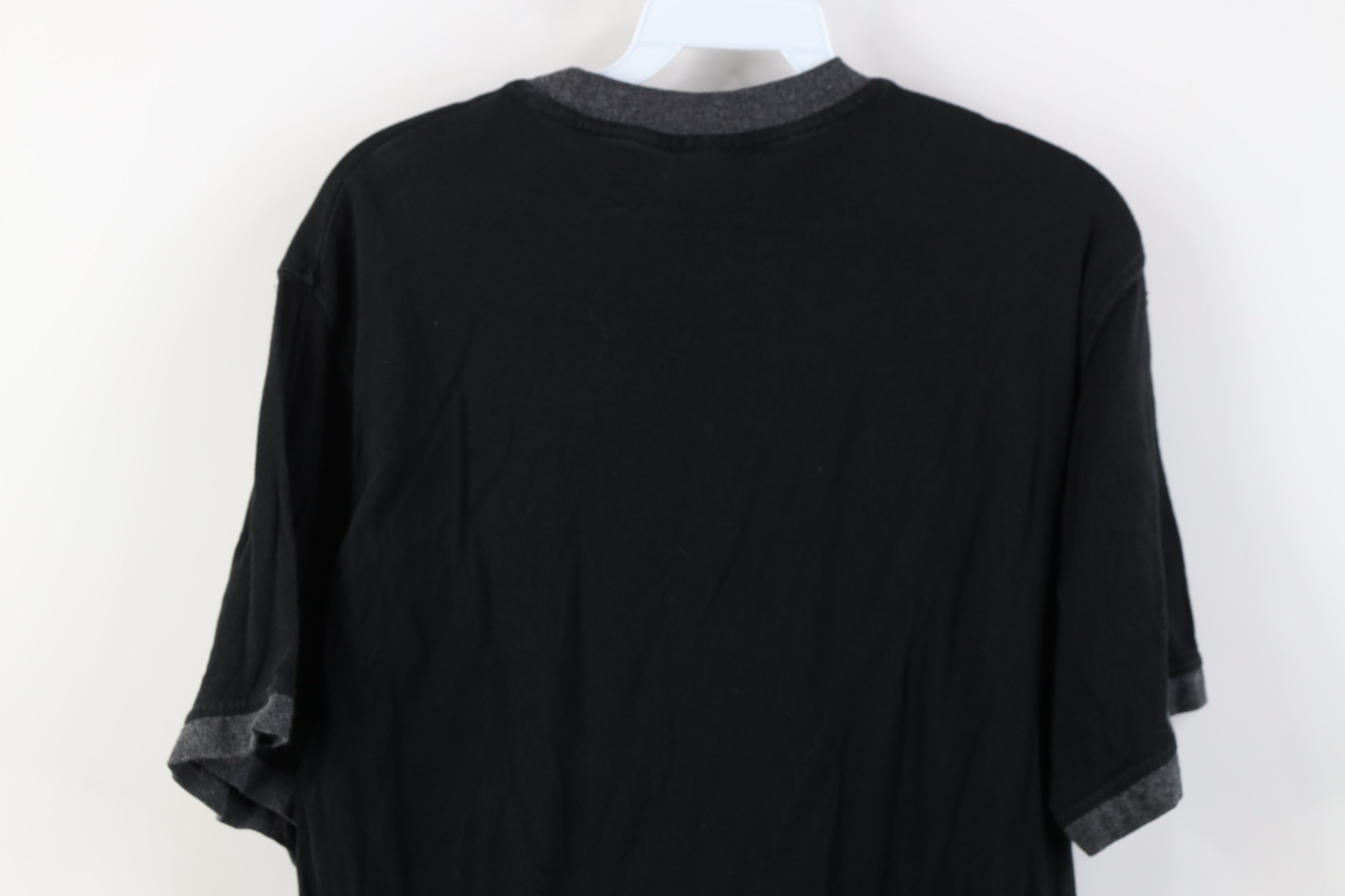 Vintage Vintage Y2K Guinness Beer Spell Celtic Ringer T-Shirt Black Size US XL / EU 56 / 4 - 12 Thumbnail