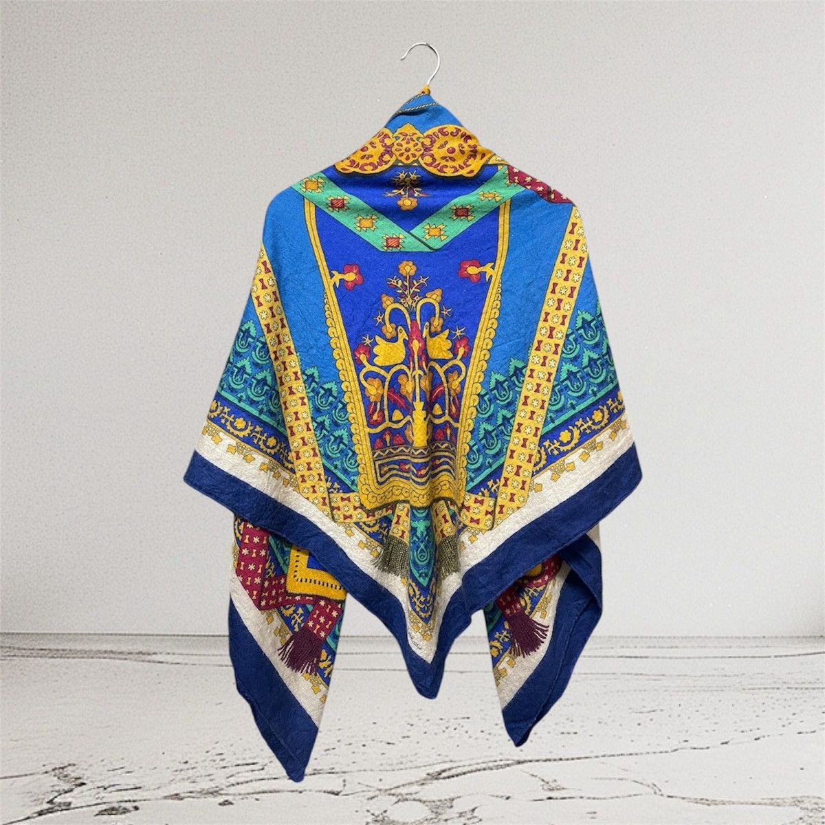 Hermes HERMÈS Vintage Silk Cashmere BRINS D'OR stole shawl Size ONE SIZE - 2 Thumbnail