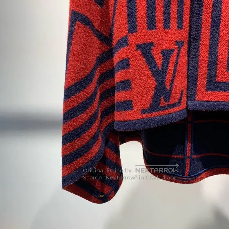 Louis Vuitton Louis Vuitton Wool striped cloak Size US XXS / EU 40 - 5 Thumbnail
