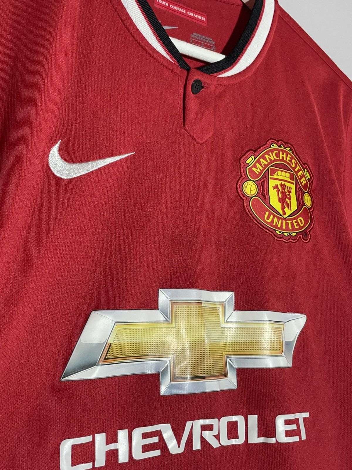 Nike Manchester United Nike Y2K Streetwear 2014/15 Football Shirt Size US S / EU 44-46 / 1 - 3 Thumbnail