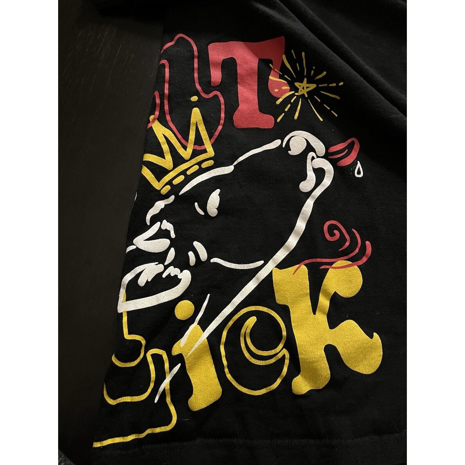 Tultex The Salt Lick “Get Licked” Graphic T-Shirt Black Large Size US L / EU 52-54 / 3 - 4 Thumbnail