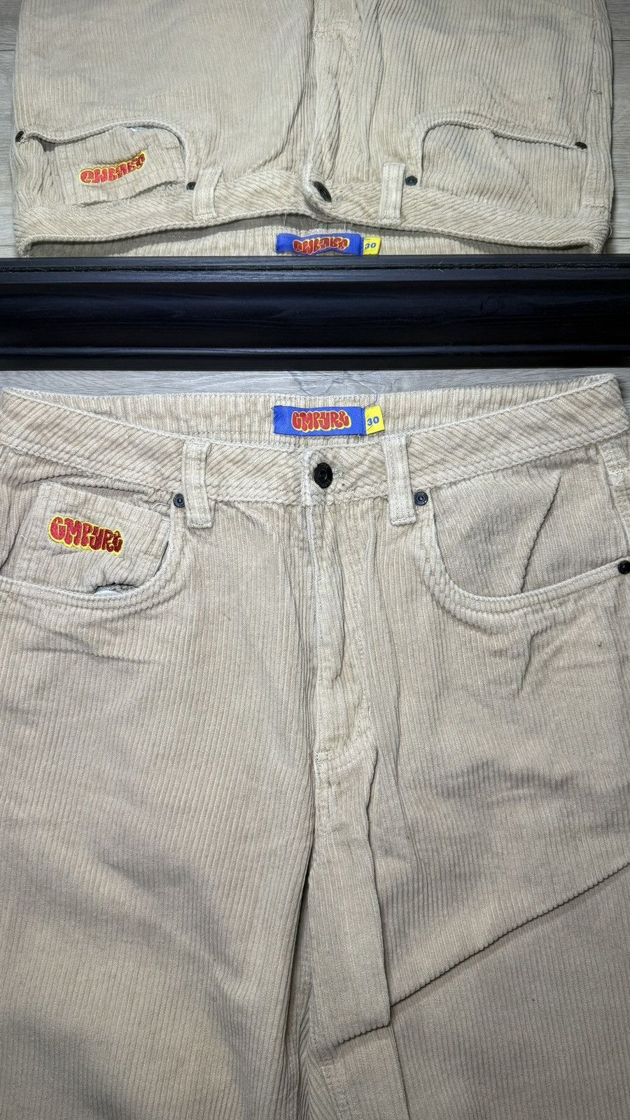 Empyre Y2K Empyre 30 x 30 Beige Corduroy Pants Size US 30 / EU 46 - 3 Thumbnail