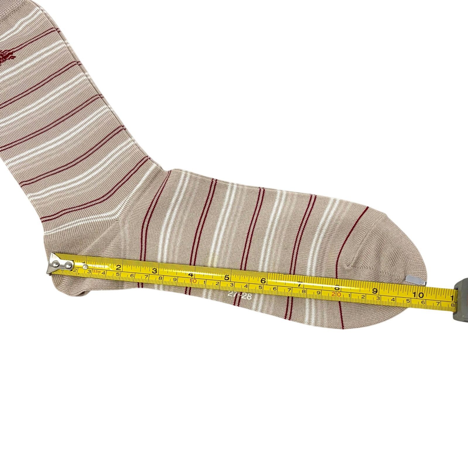 Burberry Burberry Striped Dress Socks Size ONE SIZE - 5 Thumbnail