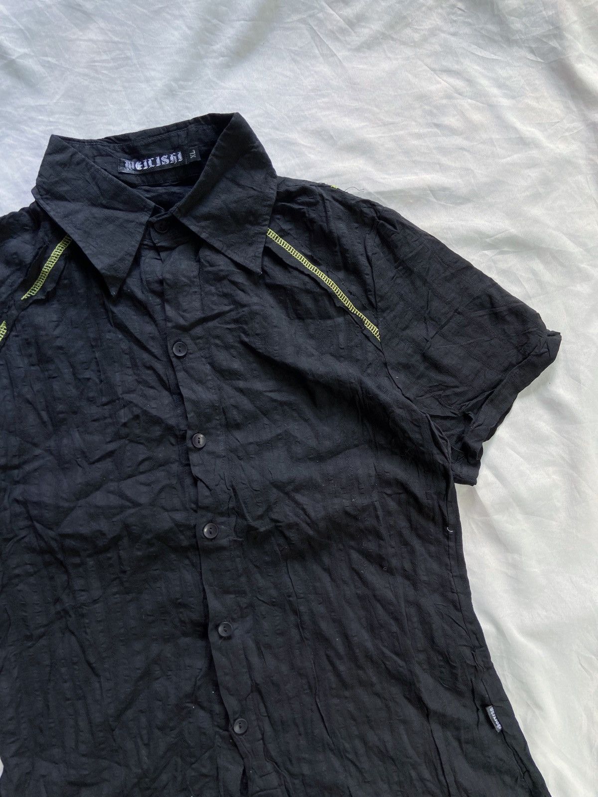 Le Grande Bleu (L.G.B.) HEILISH ART BUTTON UP SHIRT Size US M / EU 48-50 / 2 - 4 Thumbnail