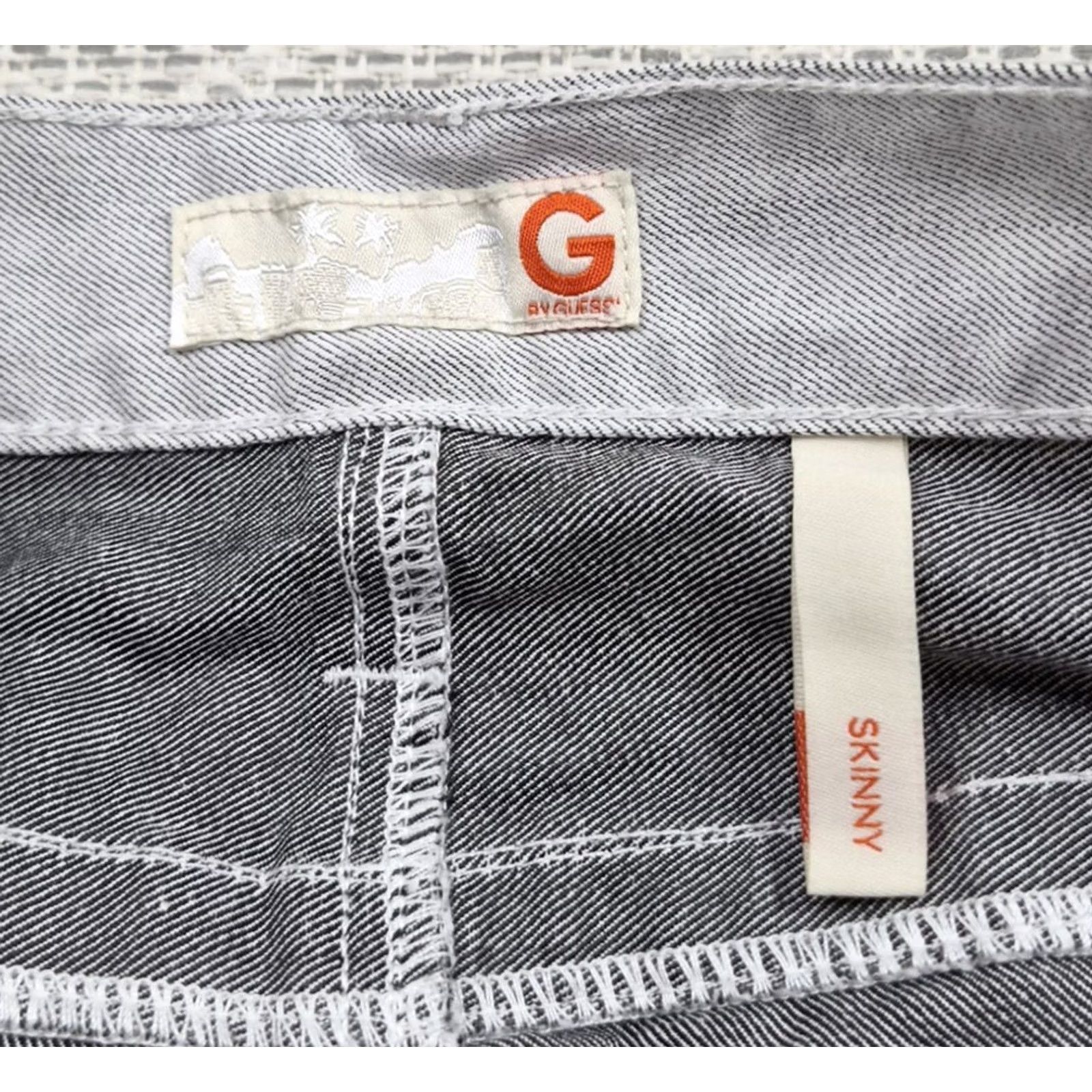 Guess Vintage G BY GUESS Denim Pants Jeans Mens 34x30 Gray Slim Skinny Size US 34 / EU 50 - 7 Thumbnail