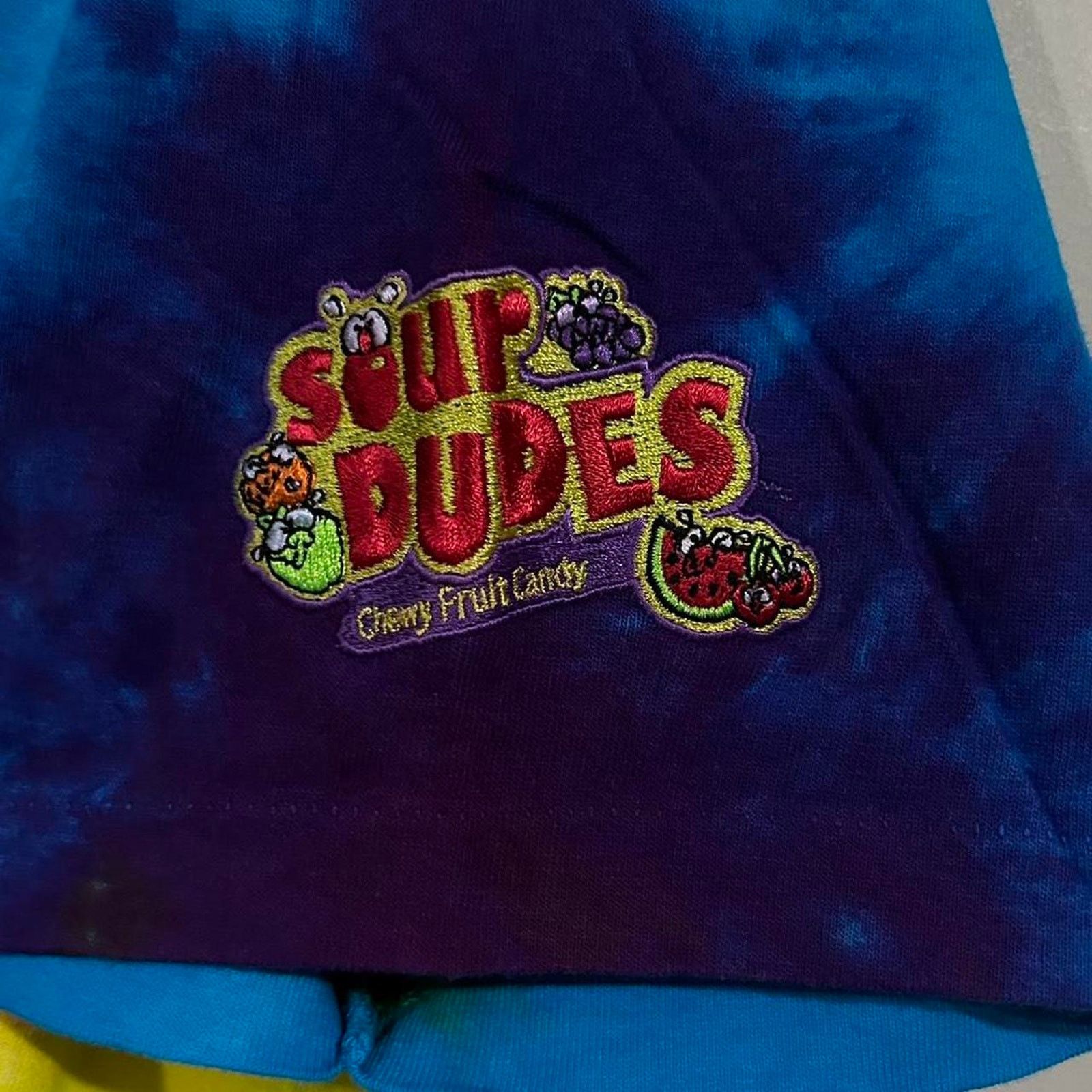 Other Vintage Sour Dudes Candy Tie Dye Shirt Size US XL / EU 56 / 4 - 3 Thumbnail