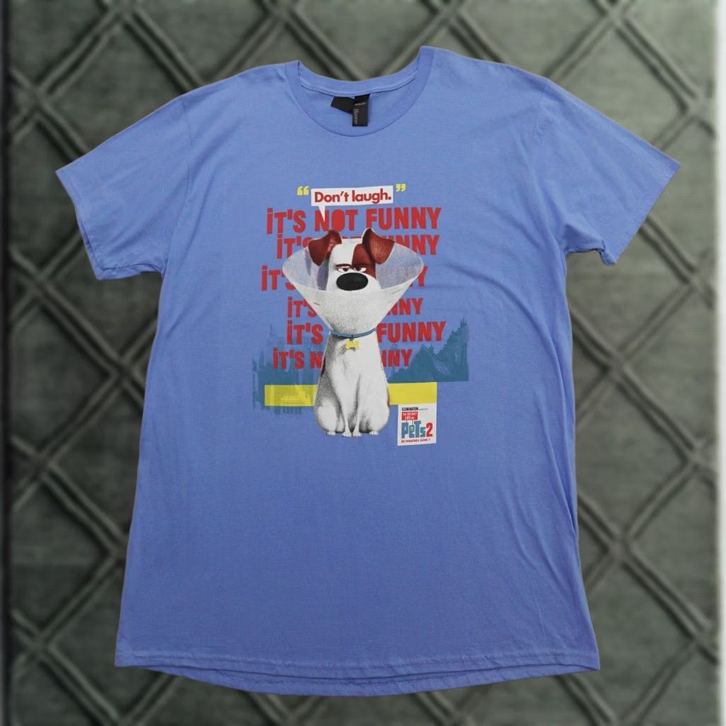 Hanes Secret Life Of Pets 2 TShirt Adult XL Blue Movie Promo It's Funny Size US XL / EU 56 / 4 - 1 Thumbnail
