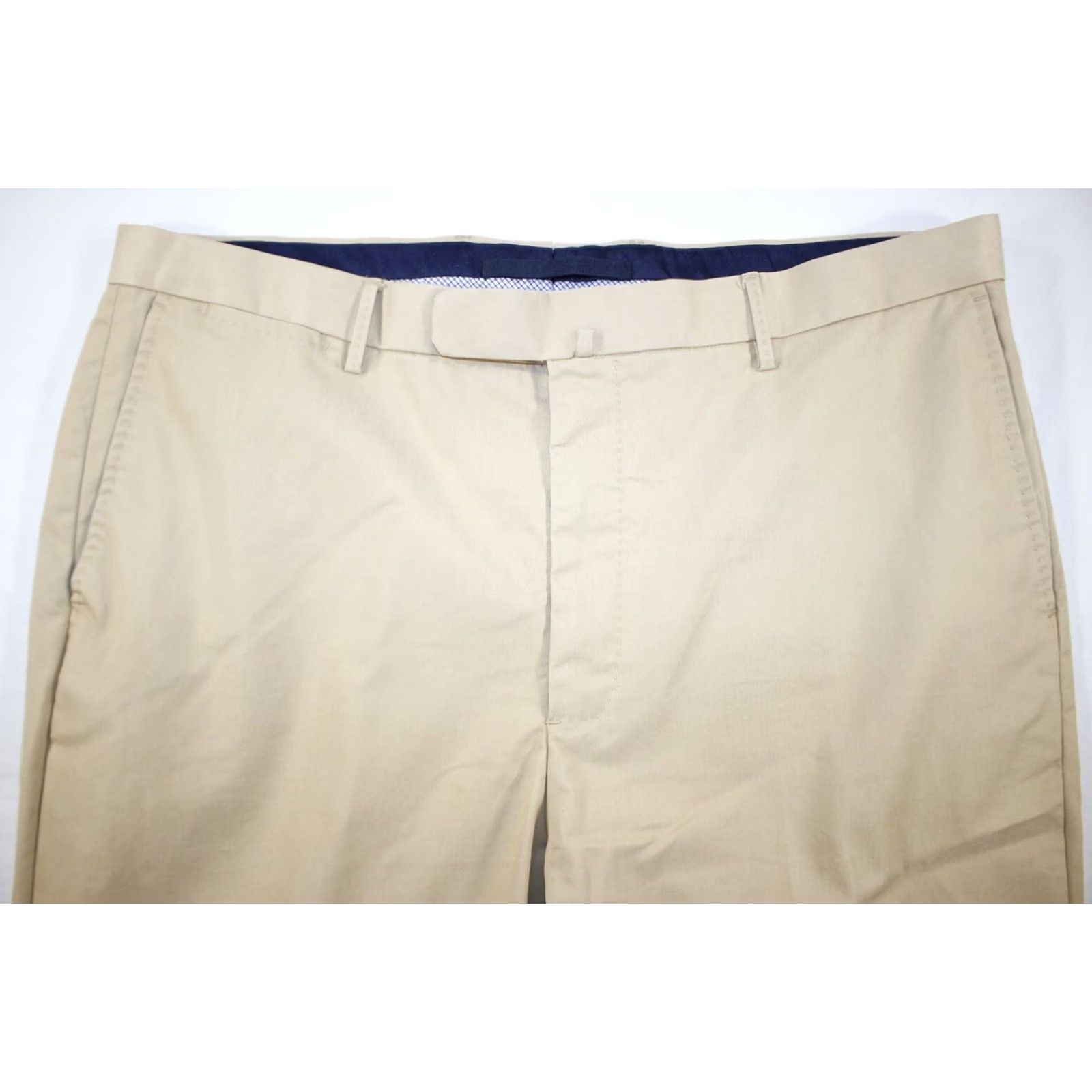 Peter Millar Peter Millar Pants Men's 38x33 Chino Dress Cotton Tencel Straight Beige Size US 38 / EU 54 - 2 Thumbnail