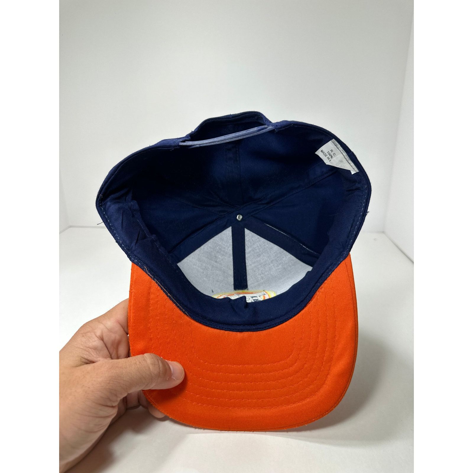 NASCAR × Vintage Vintage Tide Racing Nascar Two Tone 1990 NASCAR Snapback Hat Size ONE SIZE - 4 Thumbnail