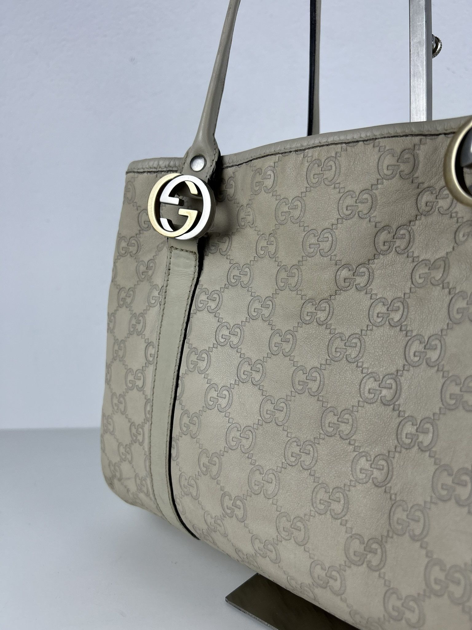 Gucci Gucci guccissima twins leather monogram tote bag Size ONE SIZE - 8 Thumbnail
