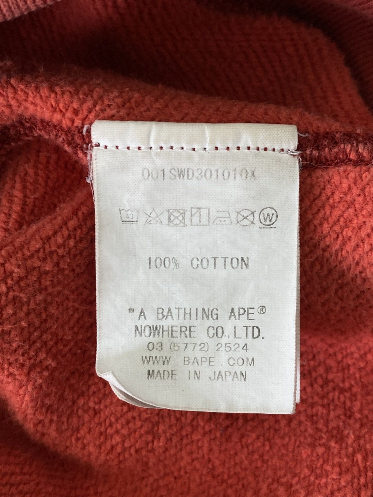 Bape Bape Color Camo Ape Crewneck Red Size L Size US L / EU 52-54 / 3 - 4 Thumbnail