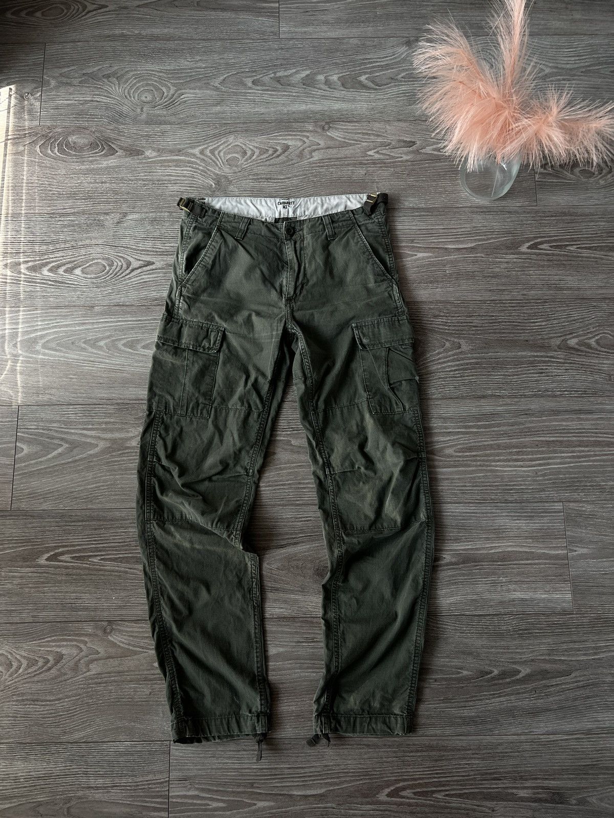 Carhartt × Carhartt Wip ‼️Carhartt Wip Regular Cargo Y2k Box Logo Rap Pants‼️ Size US 36 / EU 52 - 3 Thumbnail
