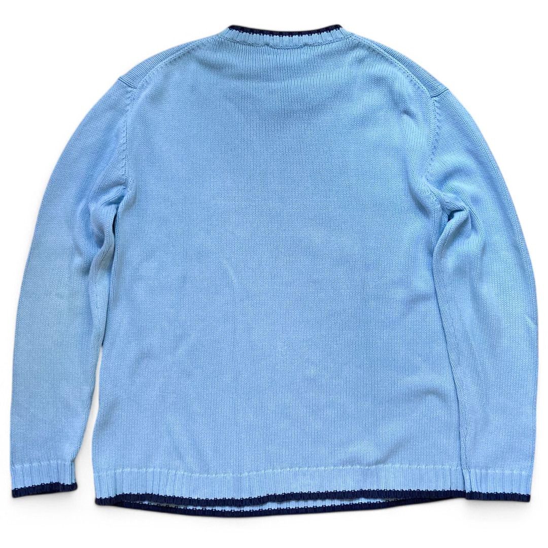 Yves Saint Laurent Yves Saint Laurent - S Vintage Light Blue Knit Sweater YSL Size US S / EU 44-46 / 1 - 3 Thumbnail