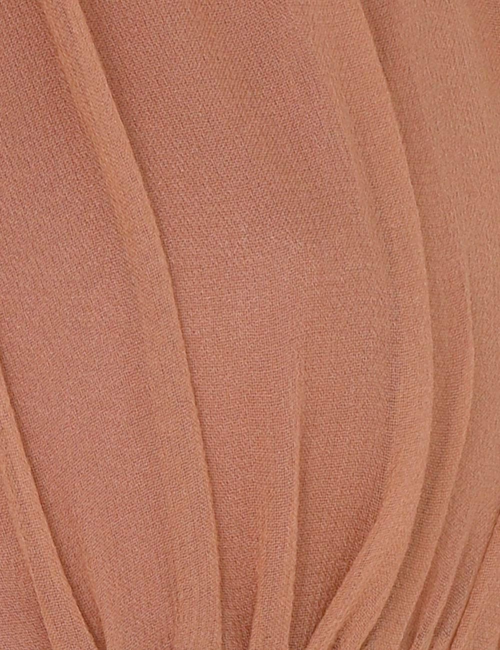 Zimmermann oc11z0825 Eden Gather Sleeve Midi Dress in Biscuit Size L / US 10 / IT 46 - 6 Thumbnail