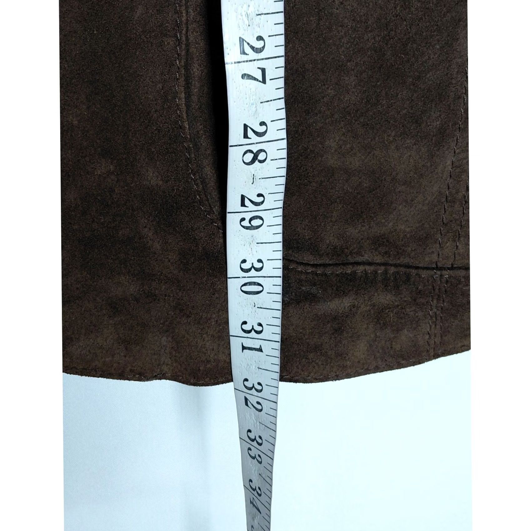 Vintage CHESS KING Blazer Men 44 Brown Leather Button Lined Nylon Solid Long Sleeve Casual Business Vintage No Size US XXL / EU 58 / 5 - 8 Thumbnail