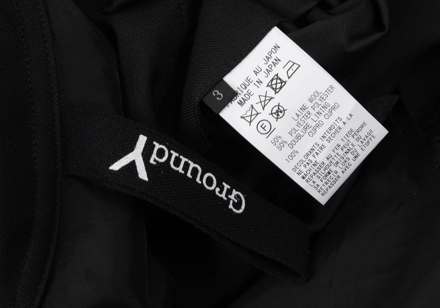 Yohji Yamamoto Wool-Poly Gabardine Trench Cape Coat in Black Size 3 Size US L / EU 52-54 / 3 - 20 Thumbnail